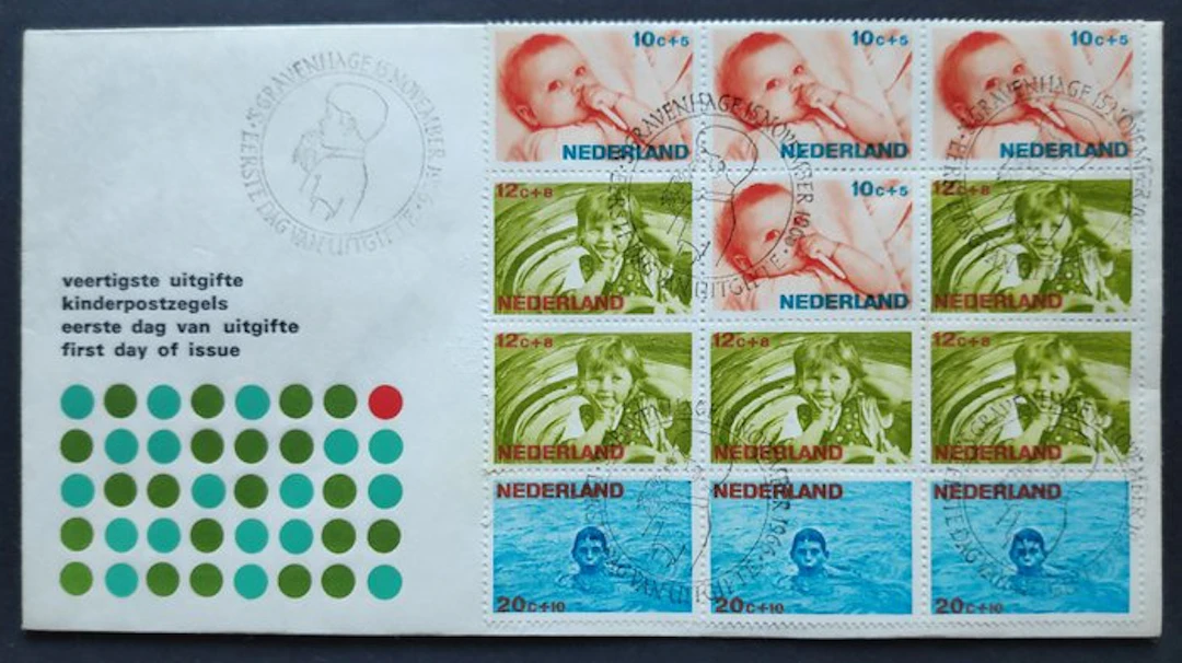 Netherlands 1966 - First Day Cover 81a - Kinderblok 1966