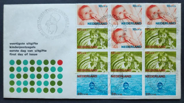Netherlands 1966 - First Day Cover 81a - Kinderblok 1966