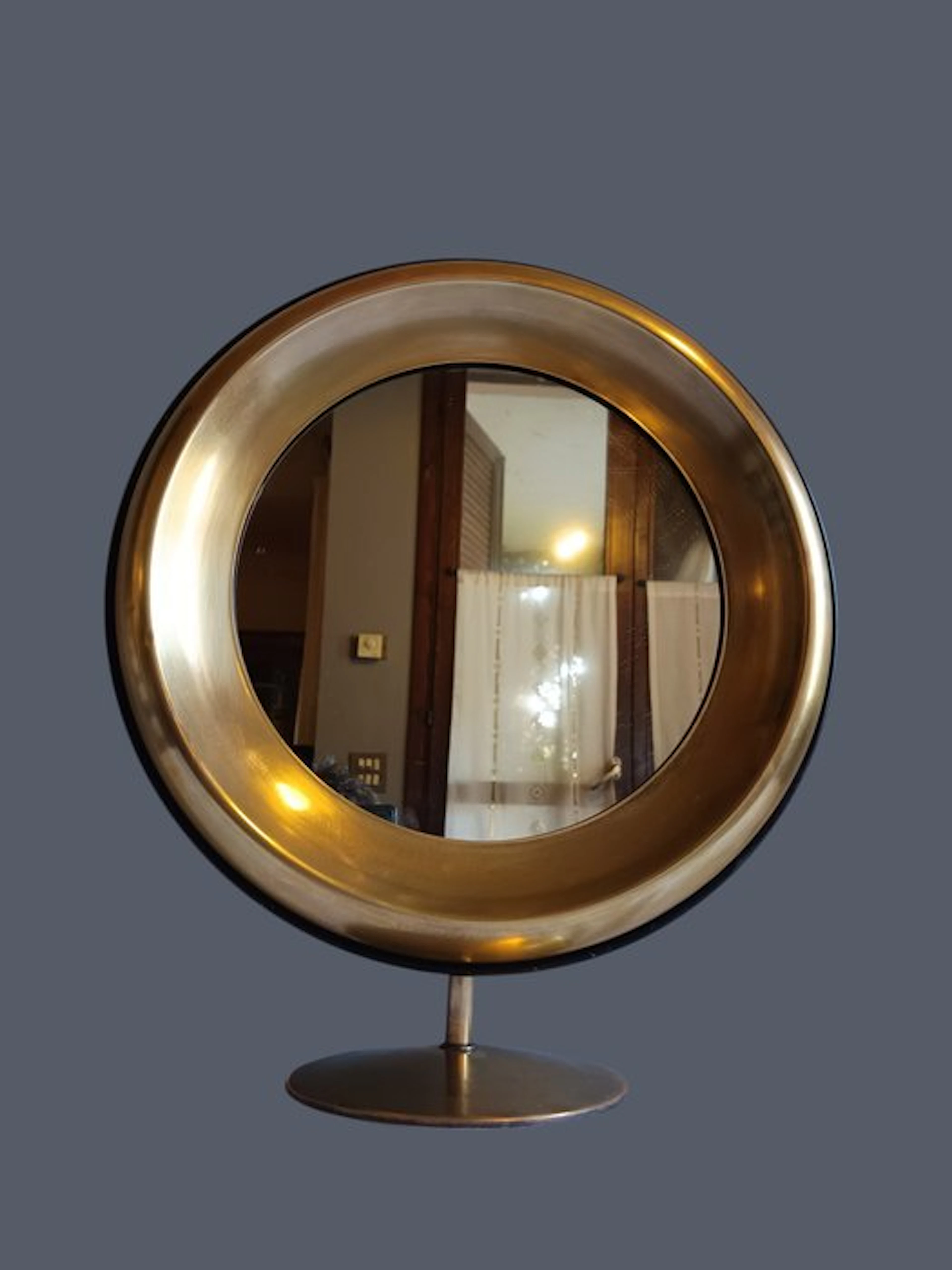 Missaglia - Gaetano Missaglia - Table mirror - Brass, Metal