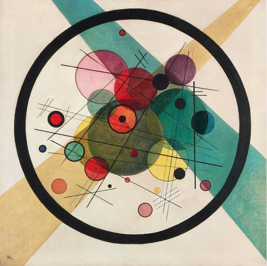 Wassily Kandinsky (1866-1944) - "Circles in a Circle
