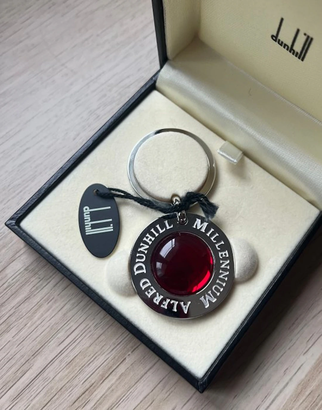Alfred Dunhill - Millennium Medallion – Silver & Bordeaux