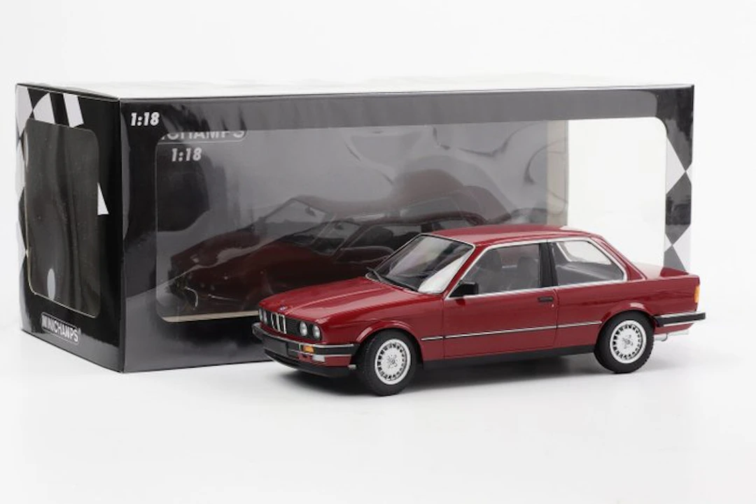 MiniChamps 1:18 - Model sedan - BMW 323i 1982 - Carmine Red