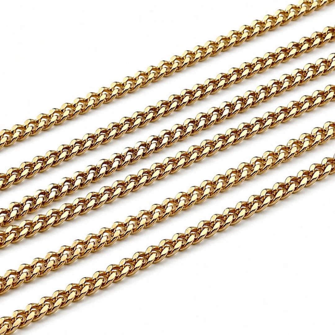 Necklace - 18 kt. Yellow gold - Made in Italy - Handmade