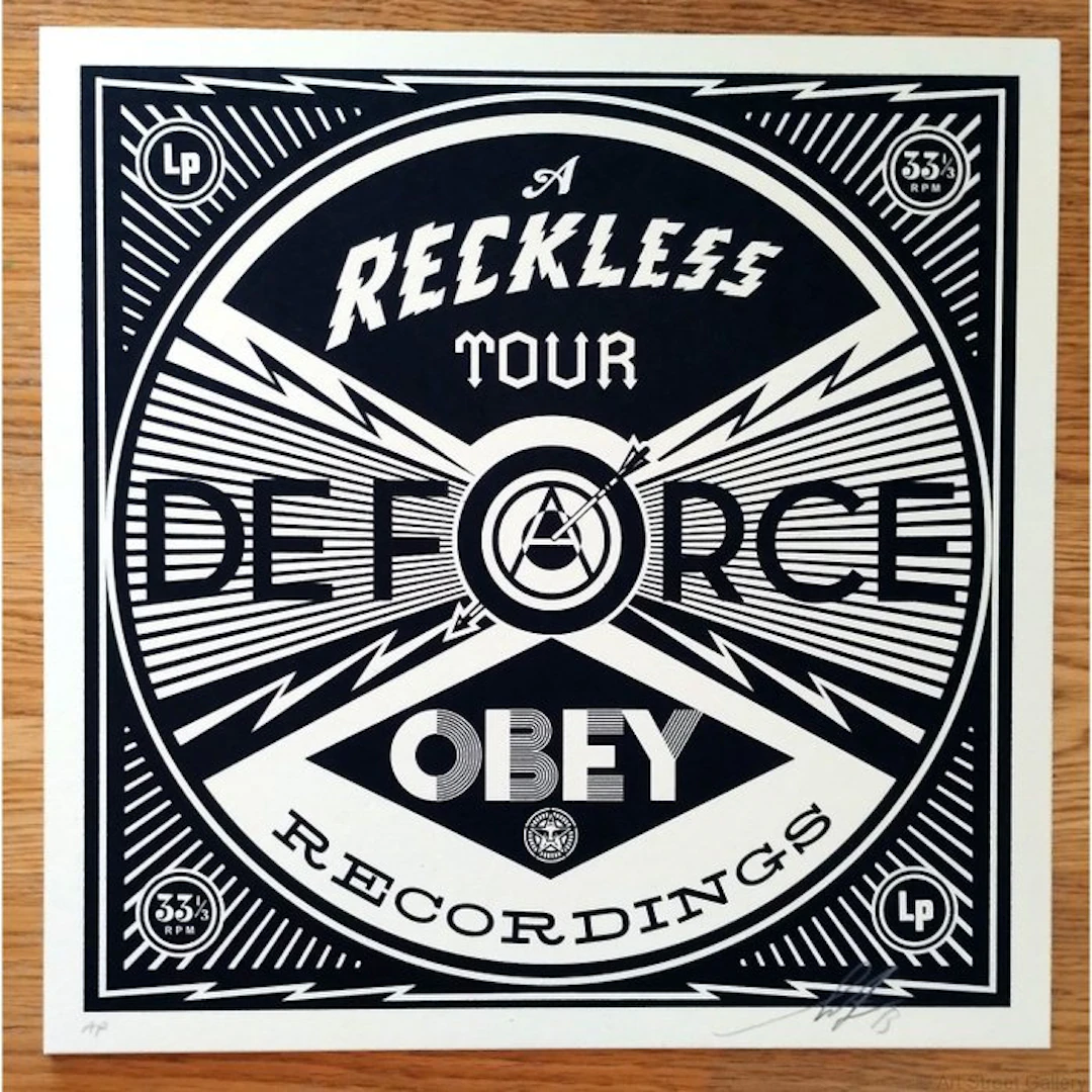 Shepard Fairey (OBEY) (1970) - Tour De Farce (artist proof) No reserve
