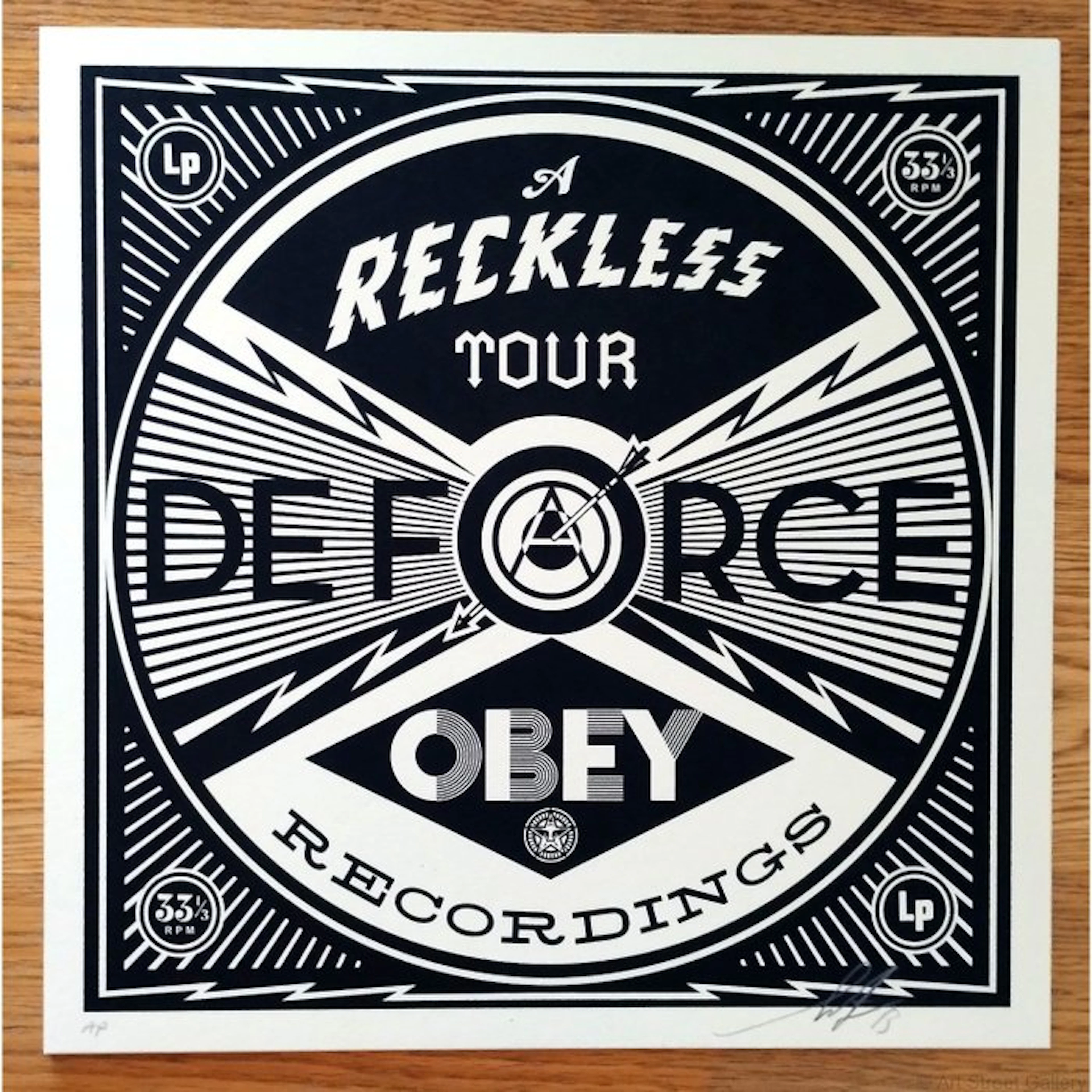 Shepard Fairey (OBEY) (1970) - Tour De Farce (artist proof) No reserve