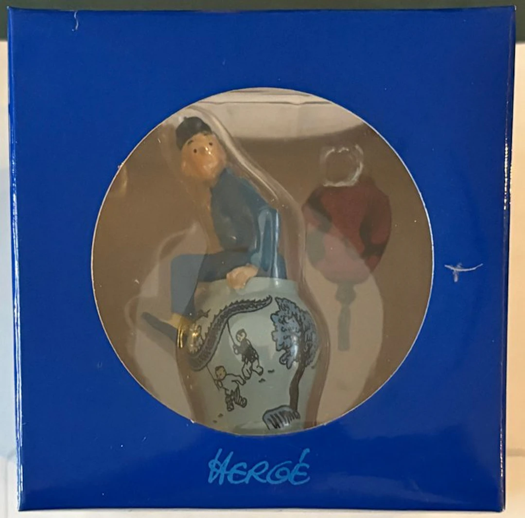 Tintin - Scène cube Moulinsart - Tintin Sortant de la...