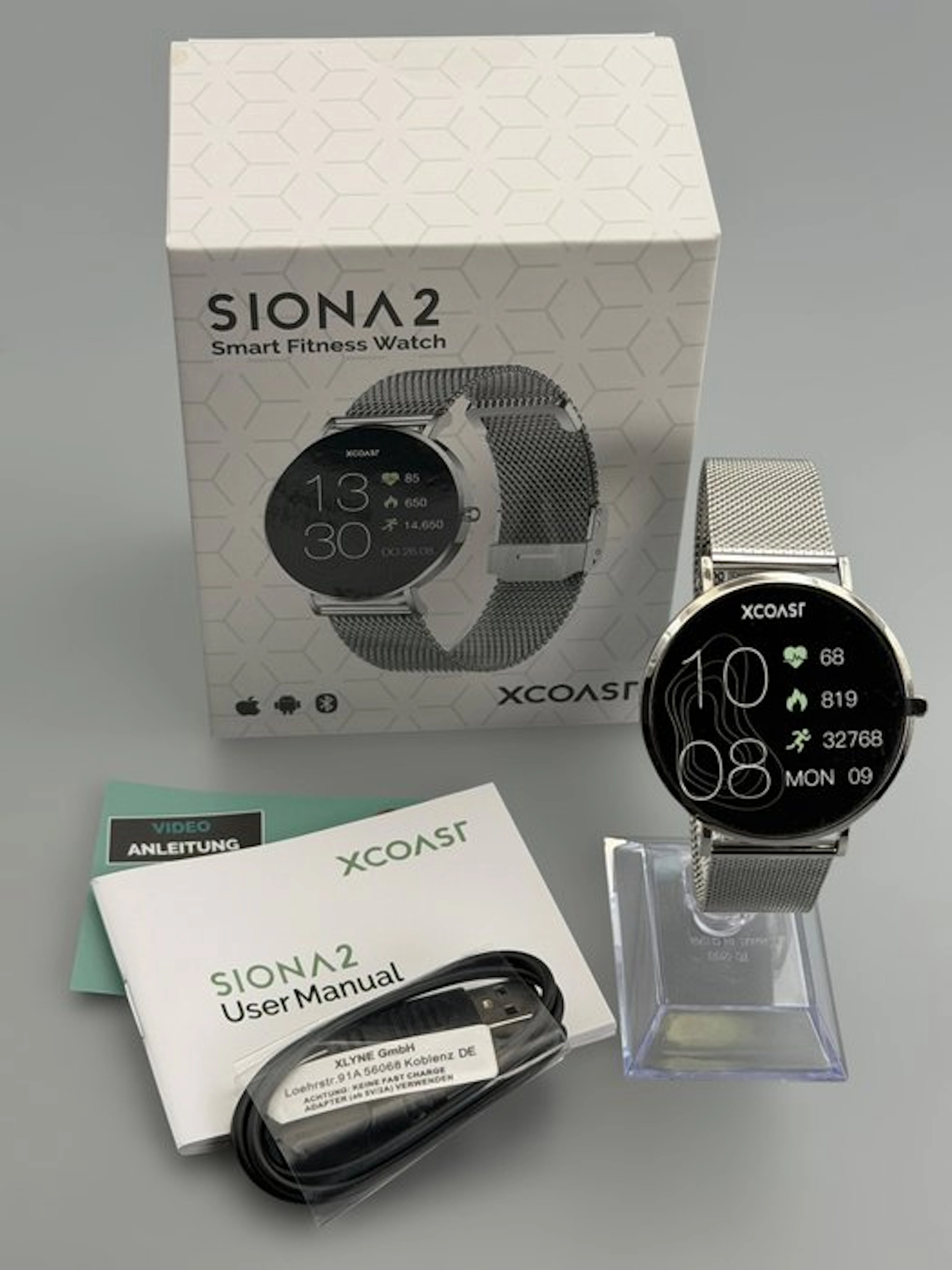 XCOAST SIONA 2 | Ø 42mm | Ultra-Slim AMOLED Health...