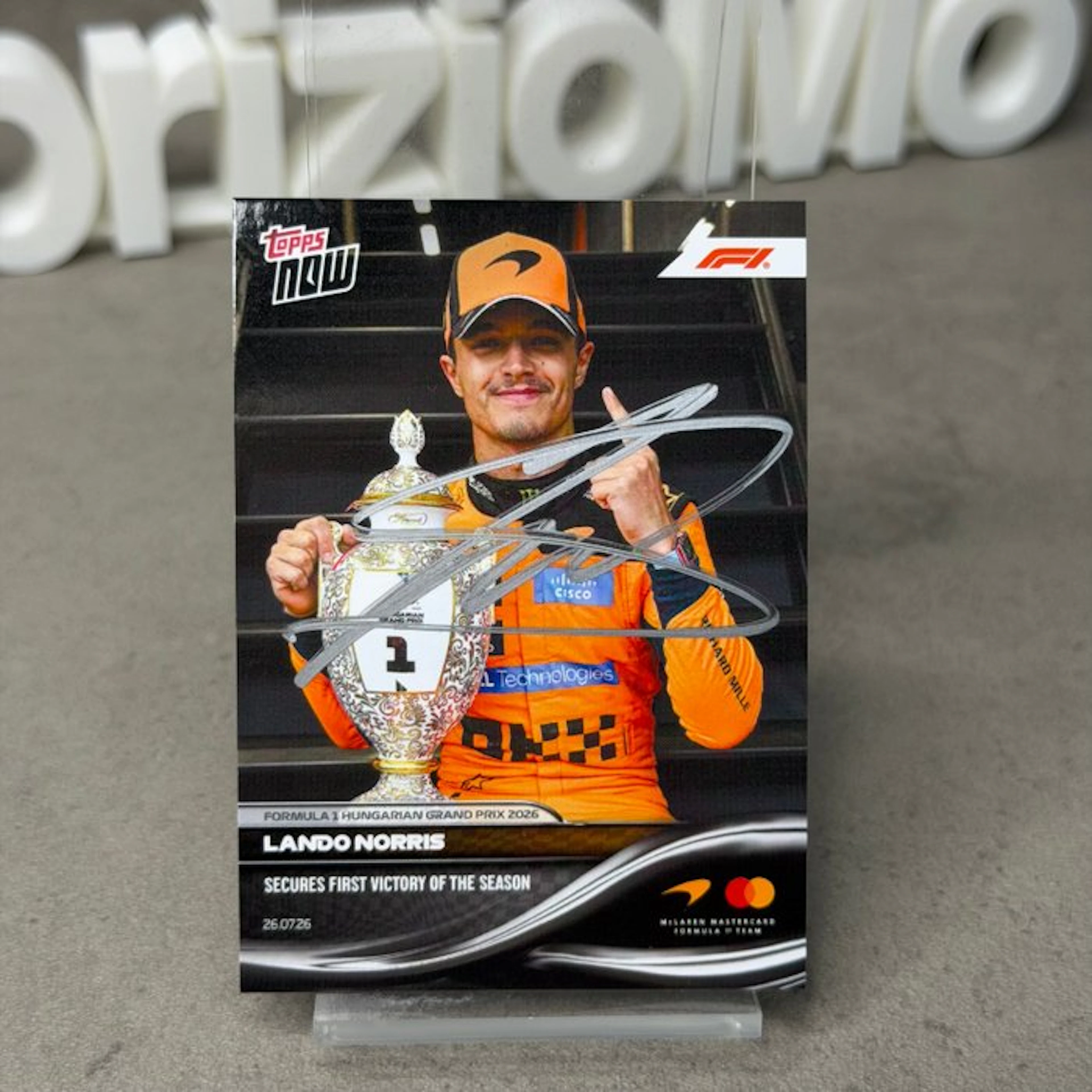 Mclaren - Topps Now - Secures First Victory of the Season...