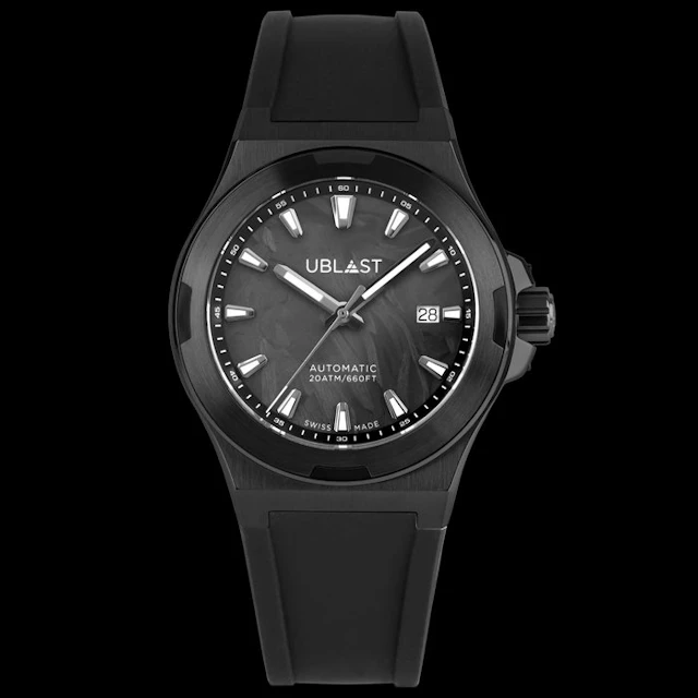 Ublast - Beyond Forget Carbon Dial - Automatic Swiss Made...
