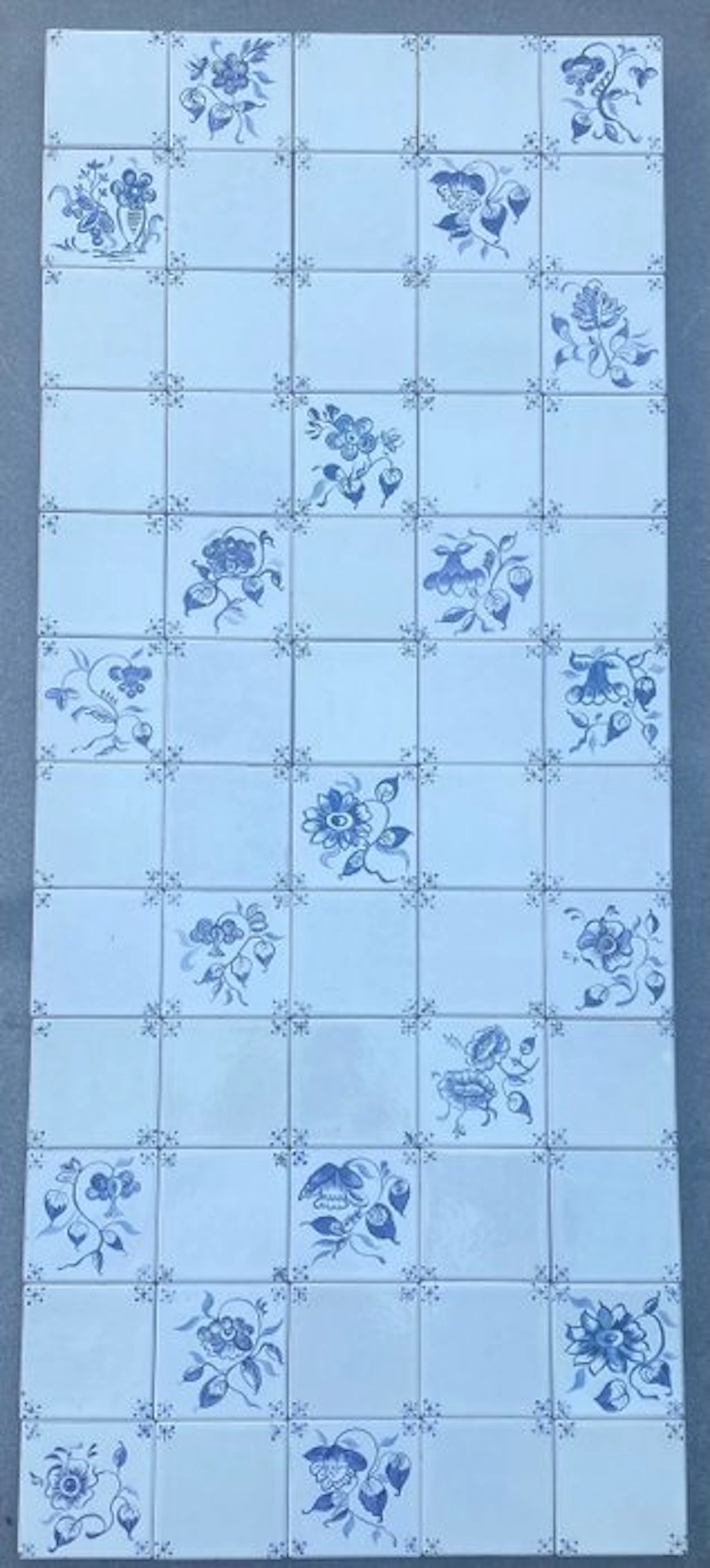 Tile (2) - 1950-1960 - Hand-painted azulejos