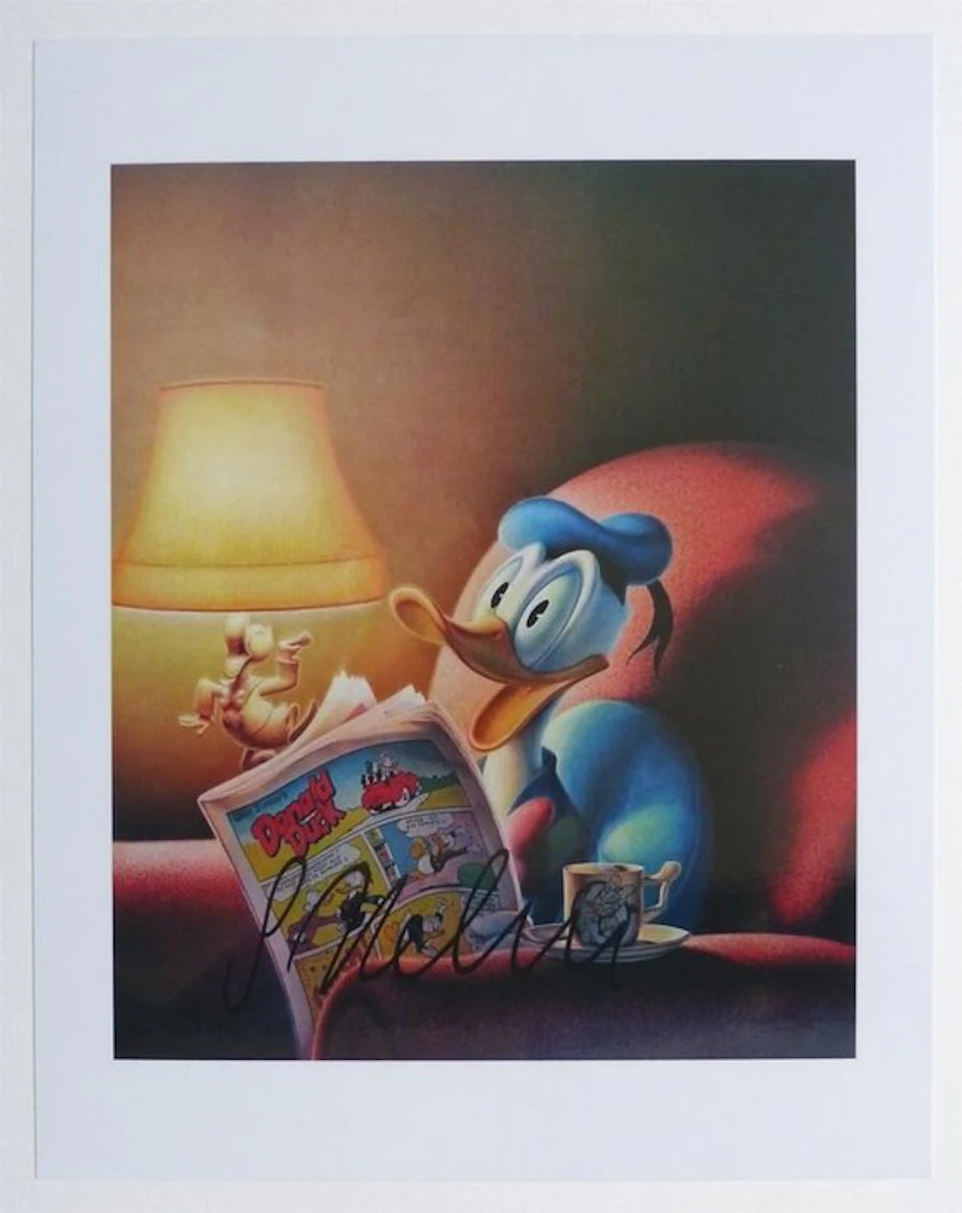 Gottfried Helnwein (1948) - hand signiert - Donald Duck