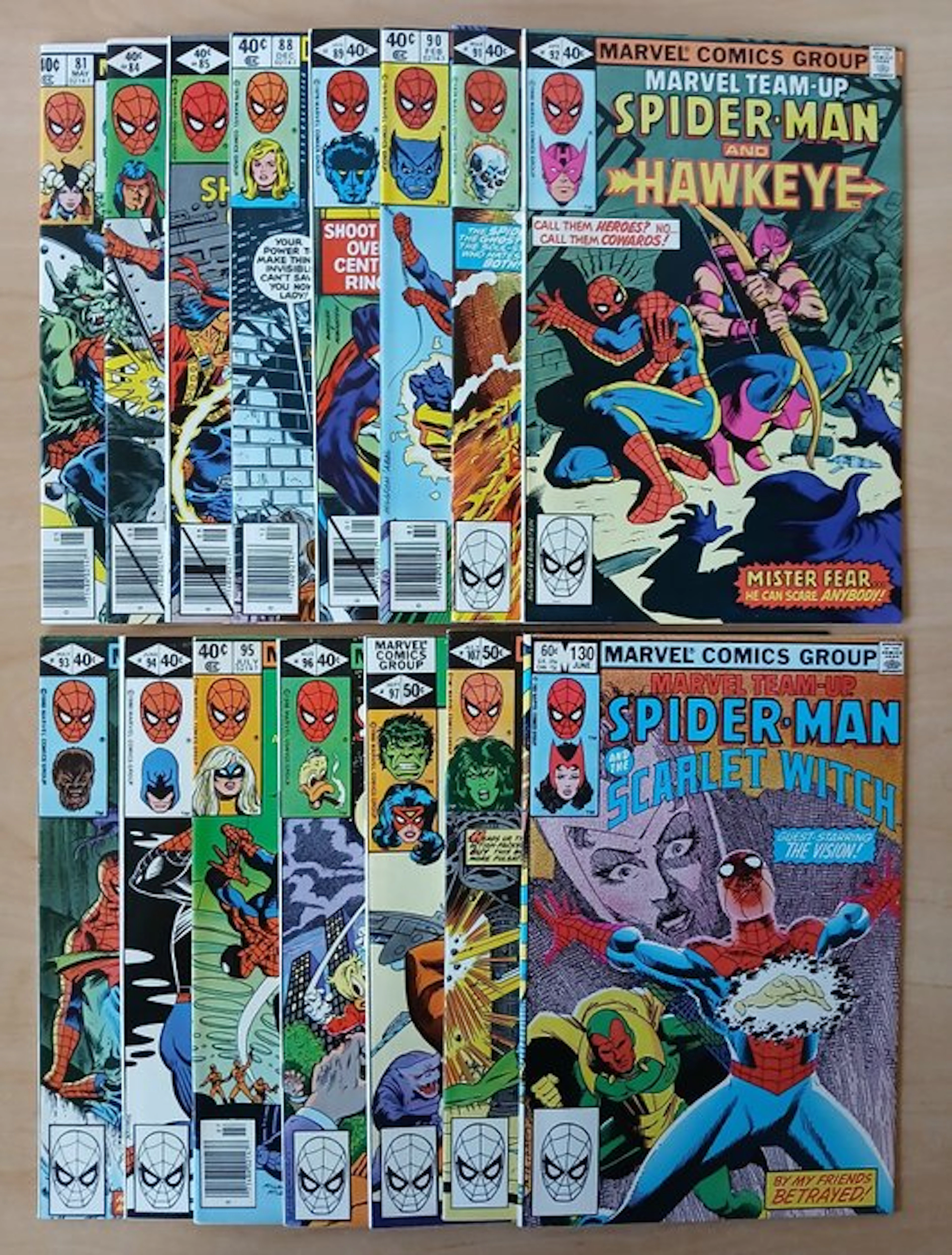 Marvel Team-Up - Featuring Spider-Man - Various issues...