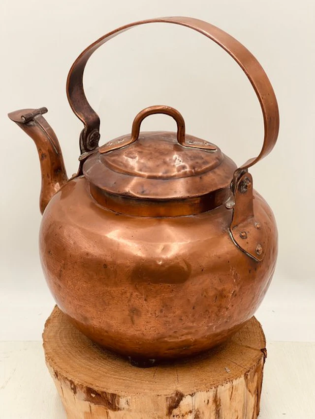 Kettle - Copper - Koperen Appel kettle