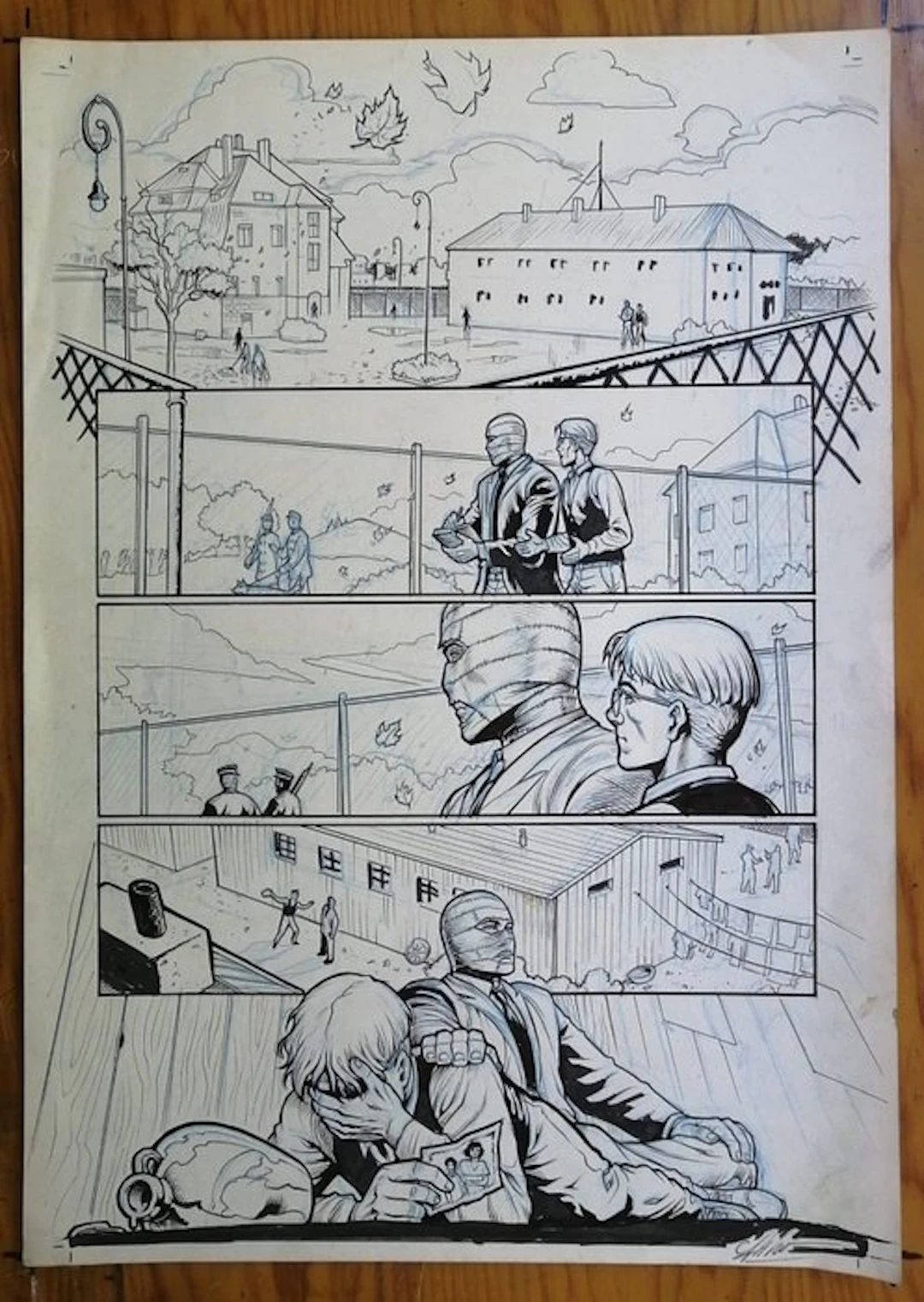 Atilio Rojo - 1 Original page - G.I. Joe - Sirenes song - 2015