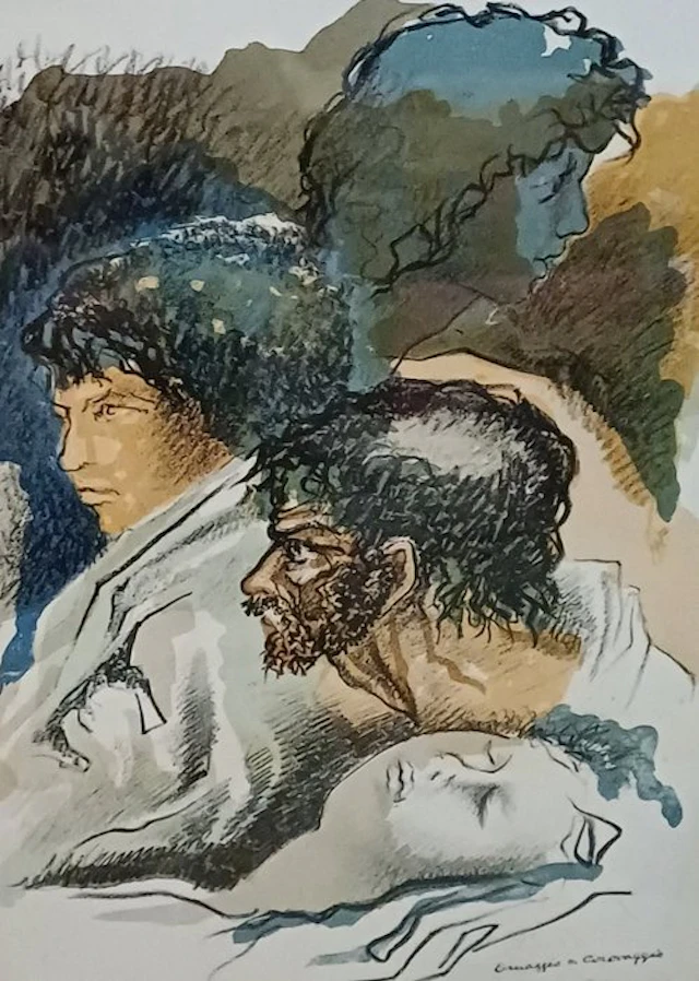 Augusto Murer (1922-1985) - Omaggio a Caravaggio