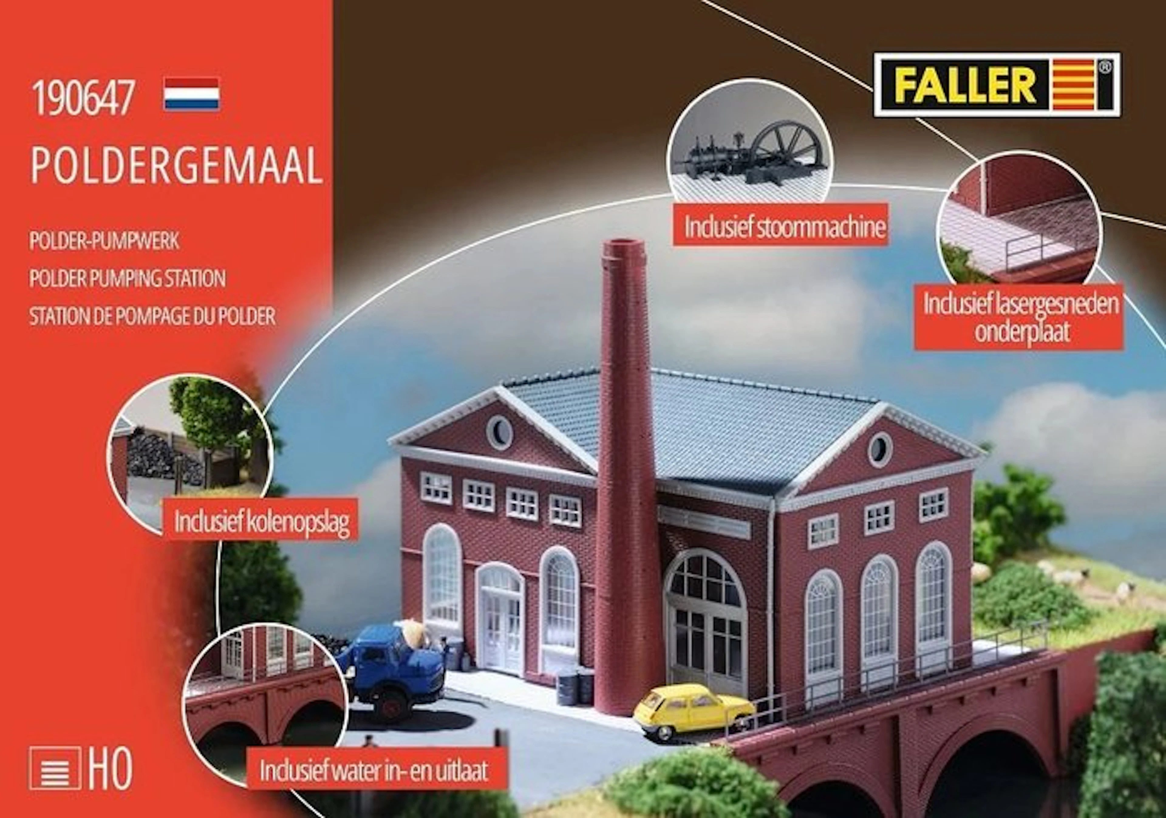 Faller H0 - 190647 - Model train building kits (1)...