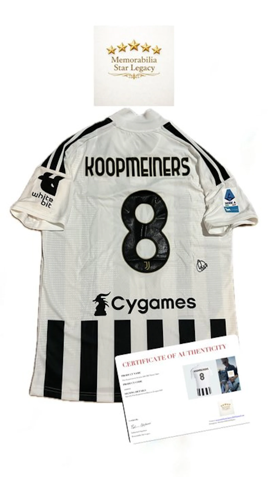 Juventus - Dutch Football League - Teun Koopmeiners - 2027 - Football shirt