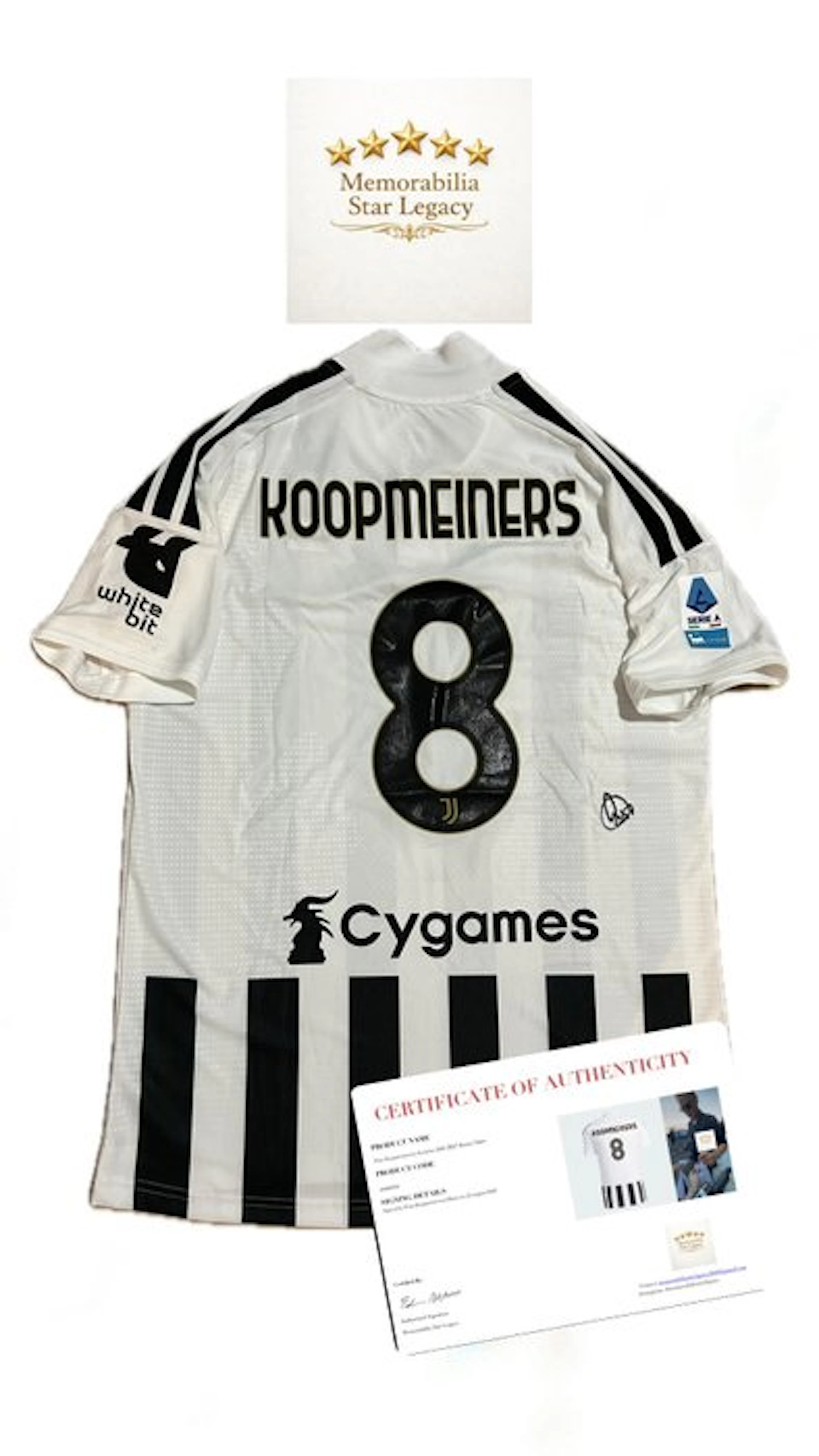 Juventus - Dutch Football League - Teun Koopmeiners - 2027 - Football shirt