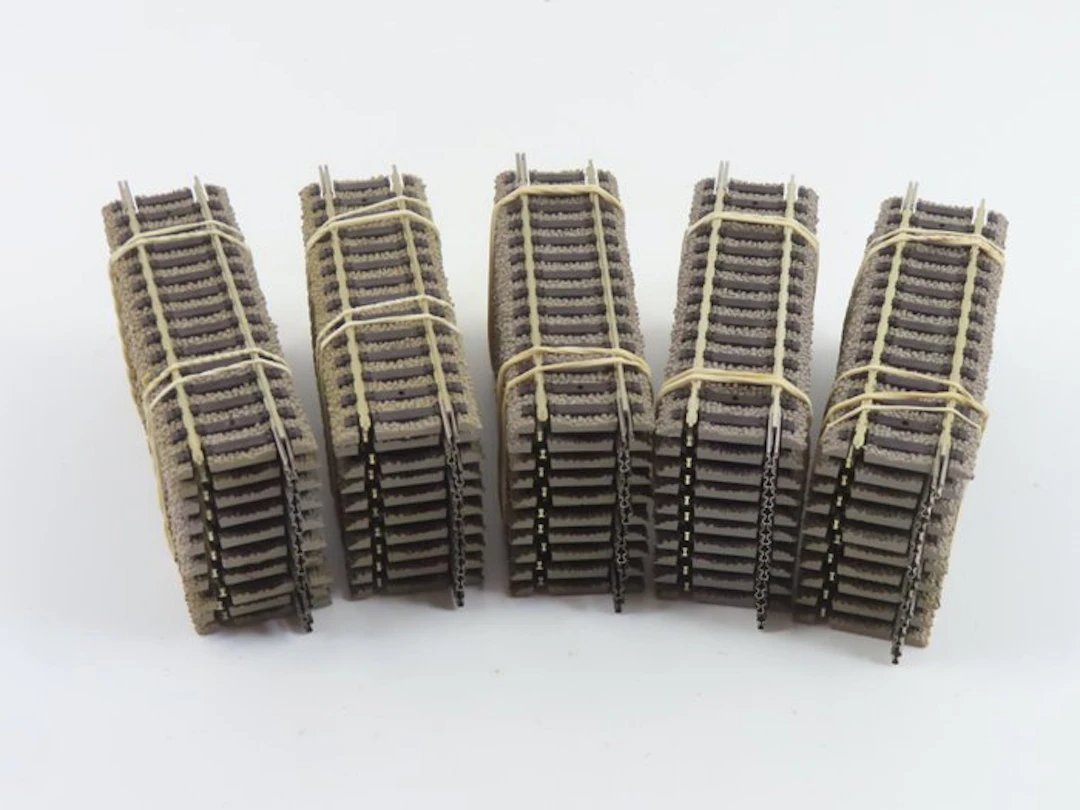 Fleischmann H0 - 6102/6103 - Model train tracks (50) - 50 straight rail pieces