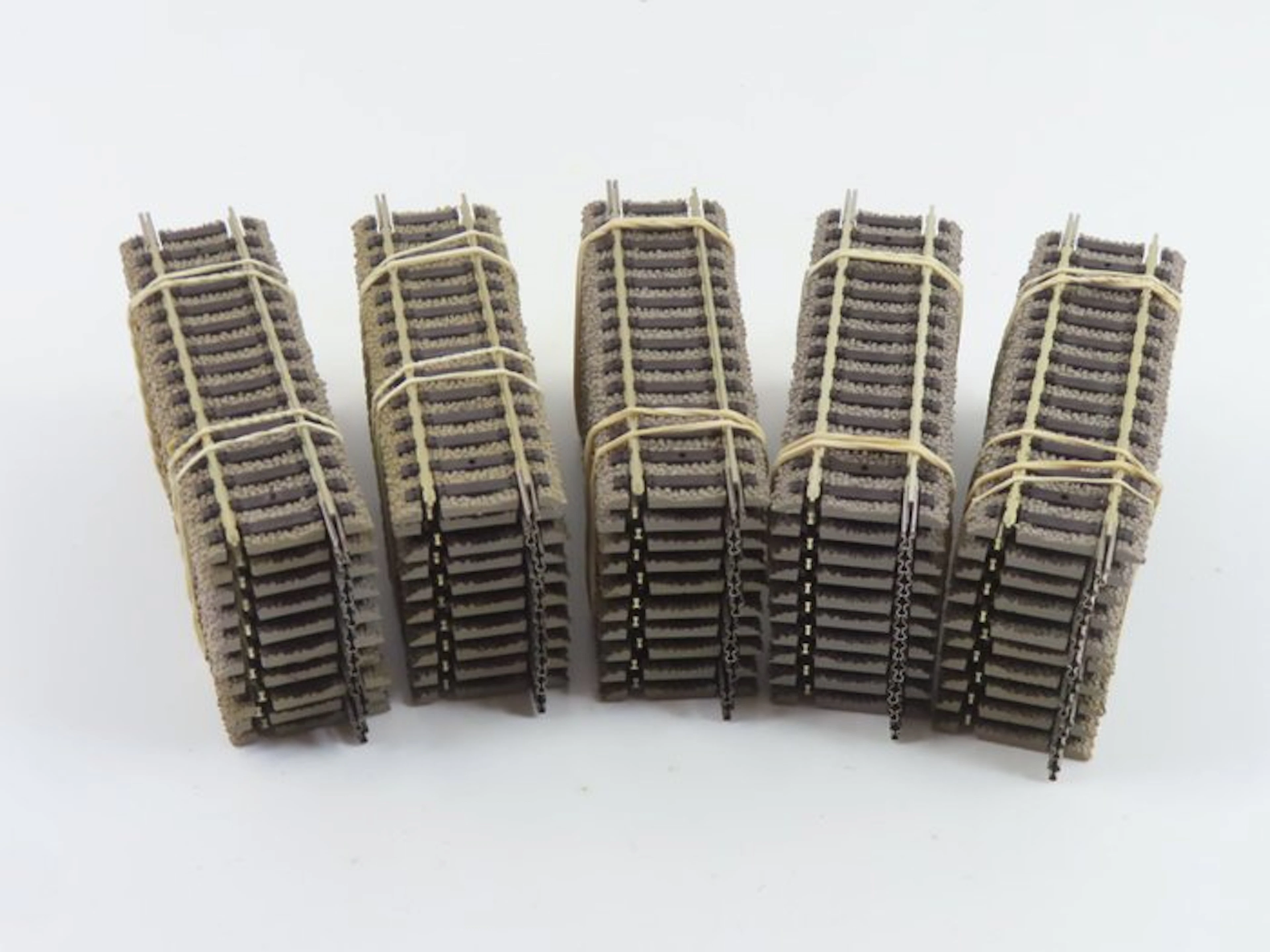 Fleischmann H0 - 6102/6103 - Model train tracks (50) - 50 straight rail pieces
