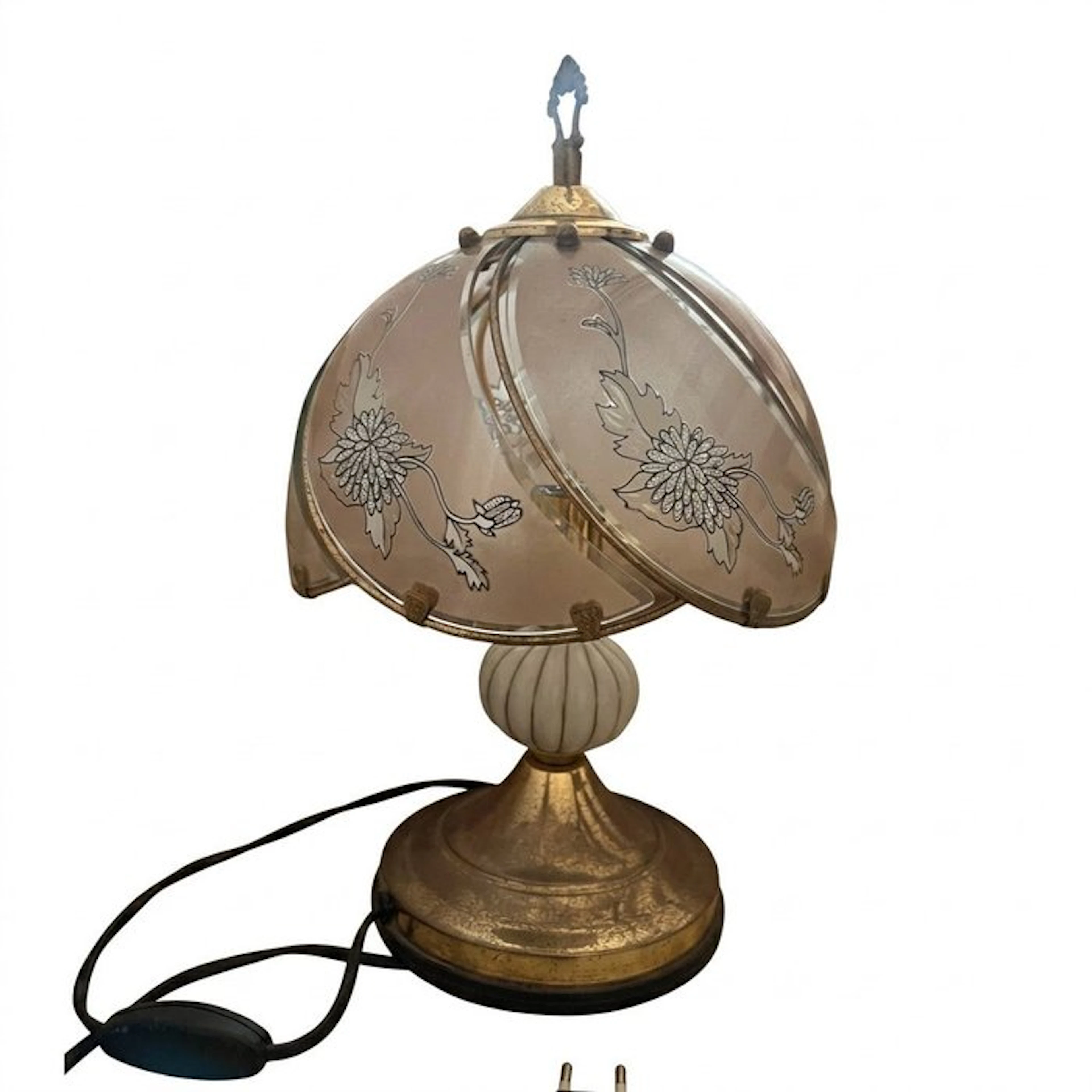 Table lamp - Brass, Glass, Ceramic