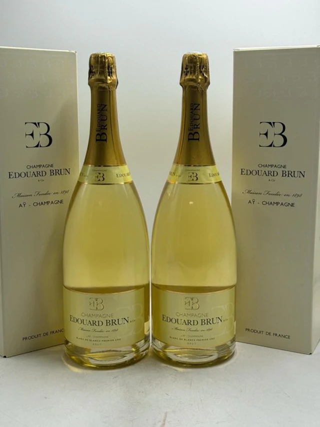 Edouard Brun - Champagne Blanc de Blancs, 1er Cru - 2 Magnums (1.5L)