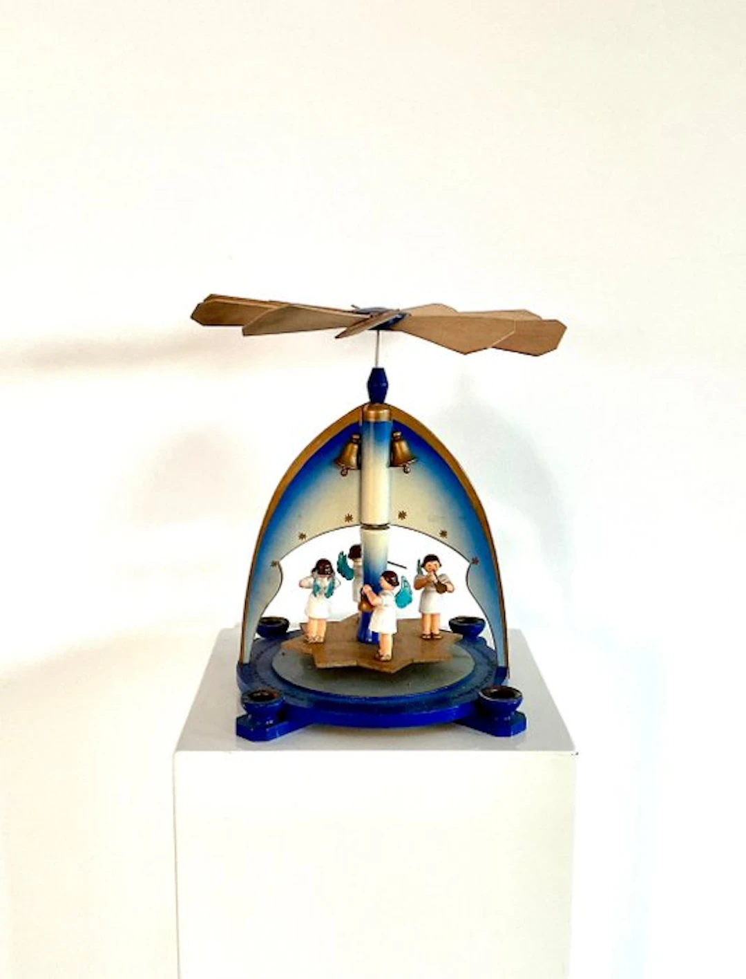 Nativity scene VEB Hubig Volkskunst - Engel's Pyramid - Wood - the 1970s/1980s