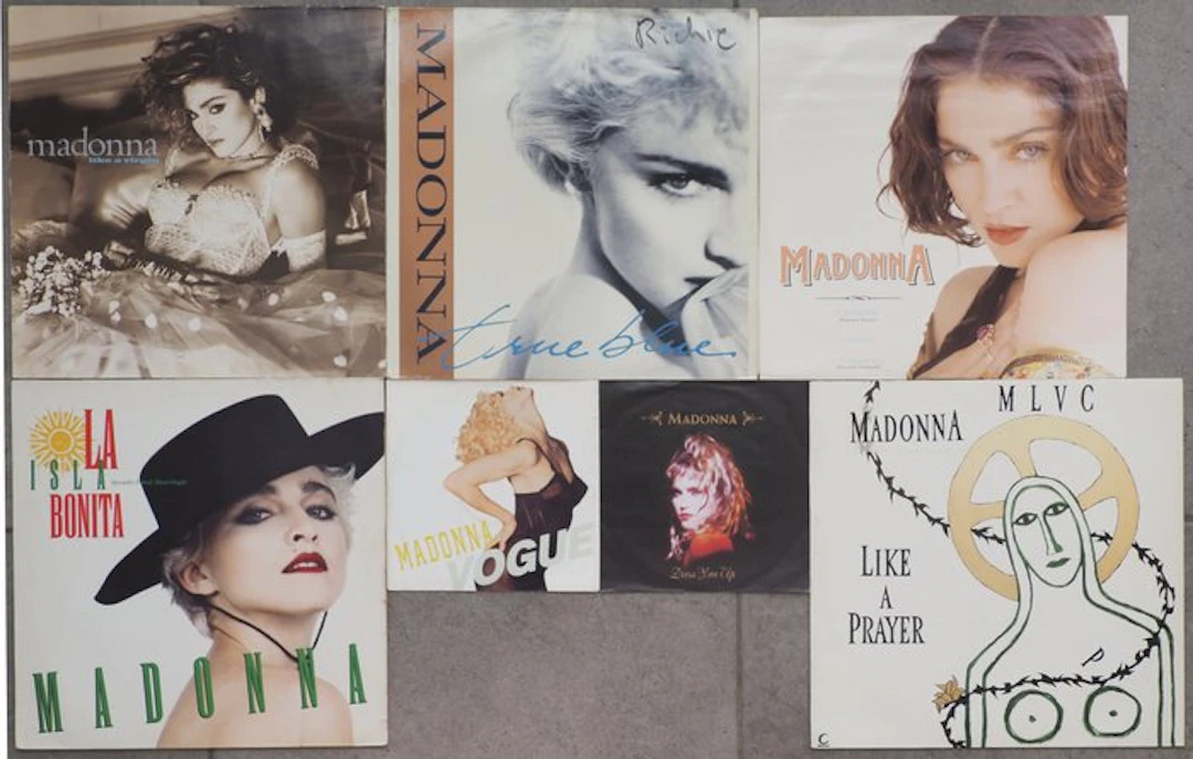 Madonna - Collection with 1 x LP / 4 x 12" Maxi singles /...
