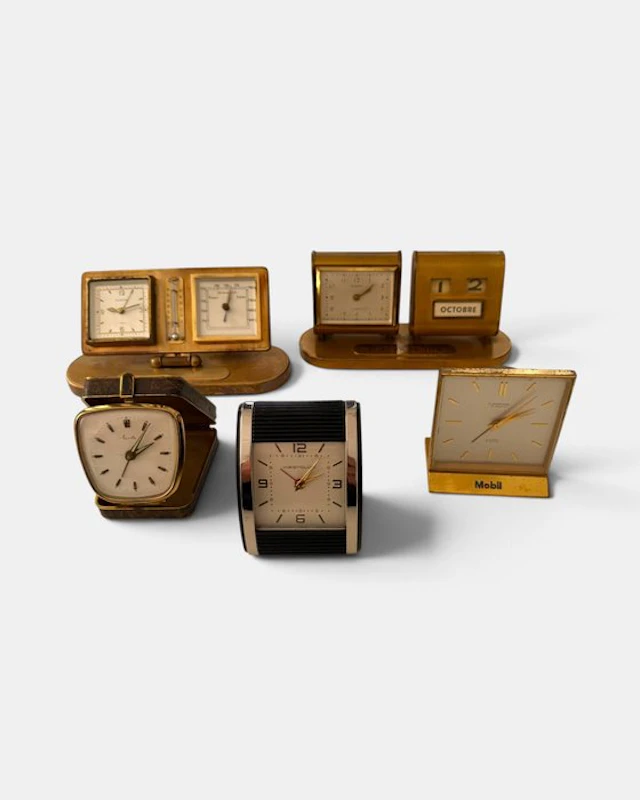 Desk clock (5) - Antique Brass - 1960-1970