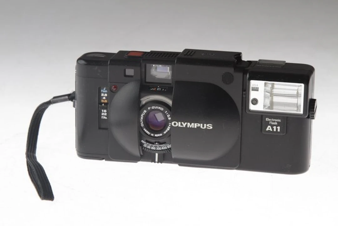Olympus XA + A11 Viewfinder camera