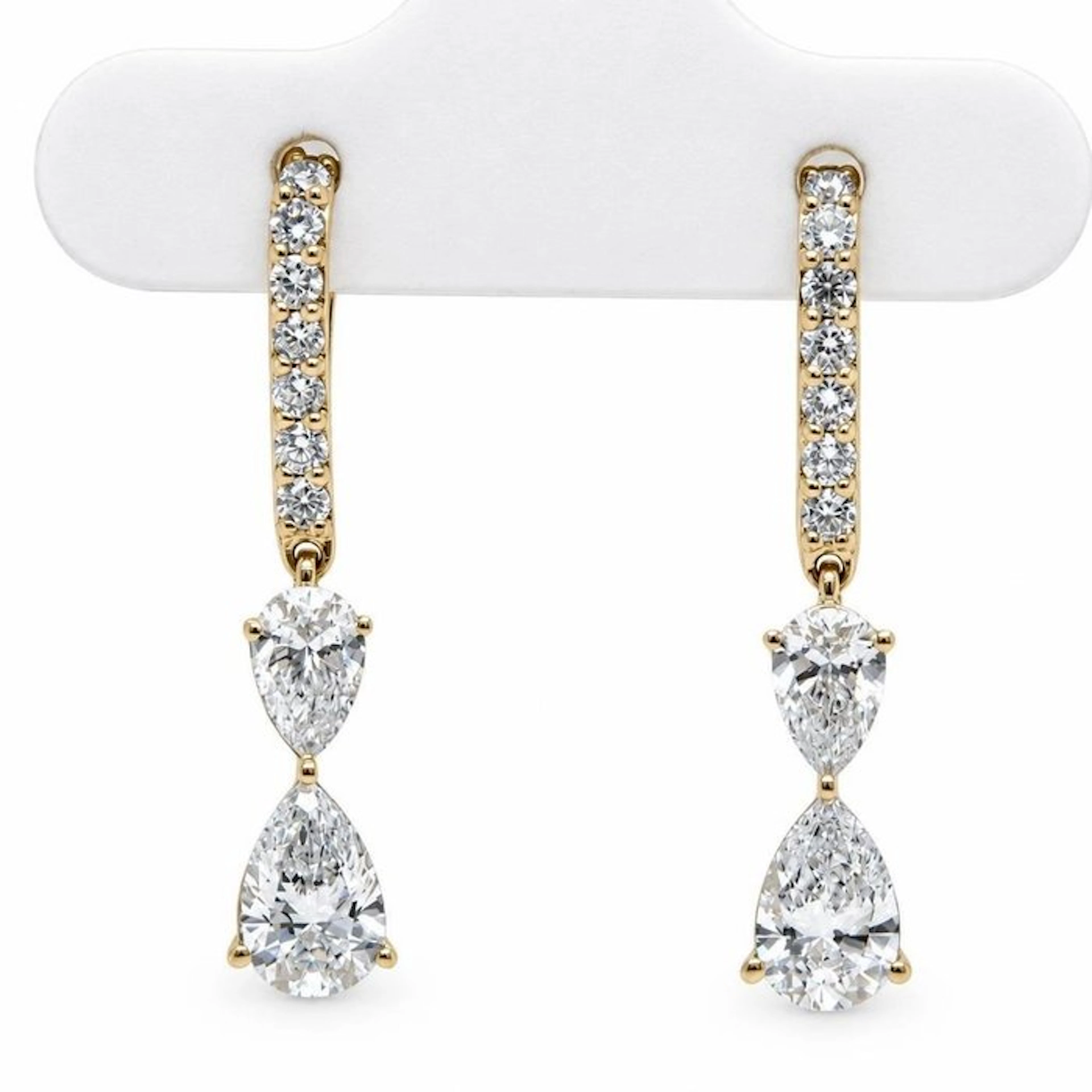 No reserve price - Earrings - 14 kt