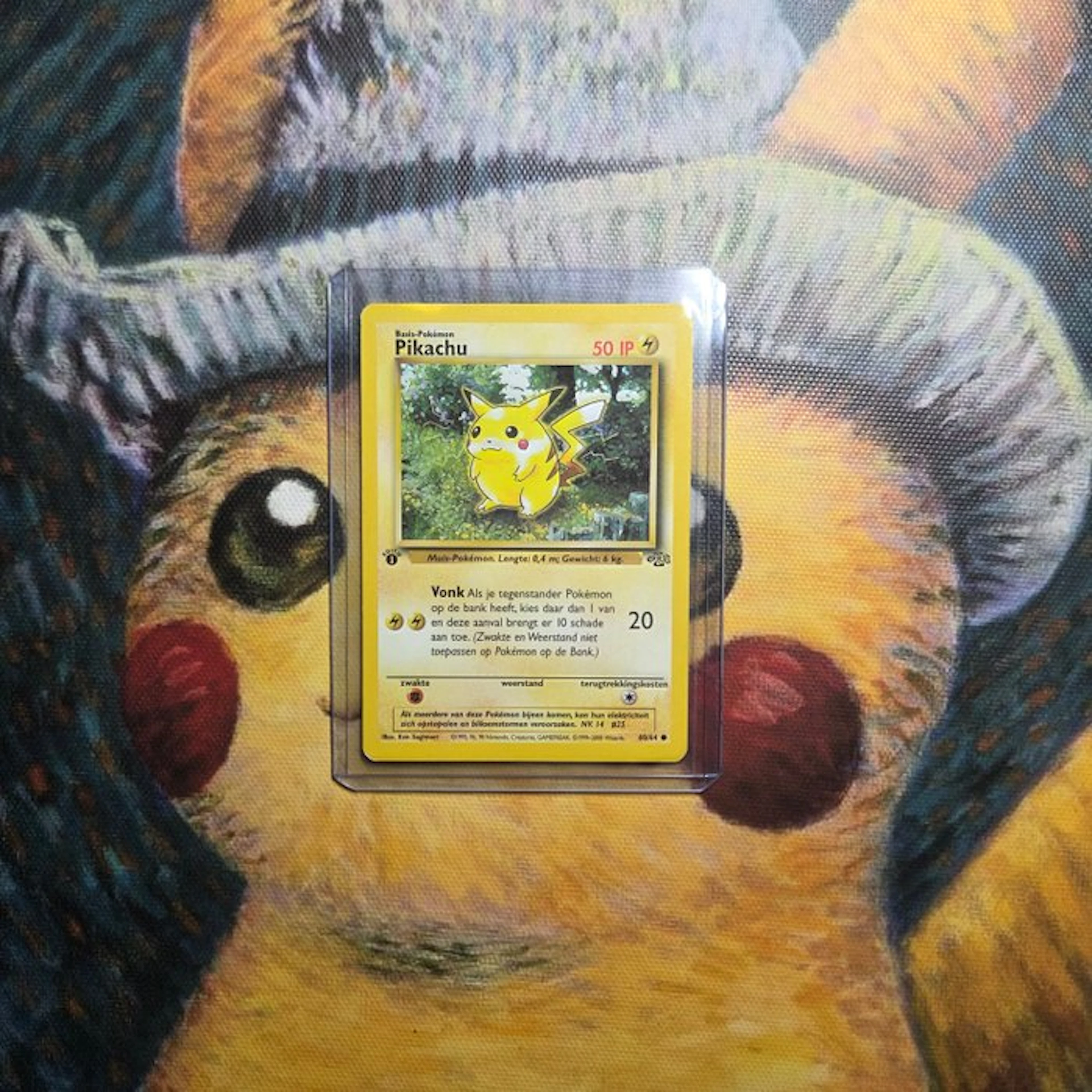 Pokémon - 1 Card - Pikachu 60/64 First edition - WOTC