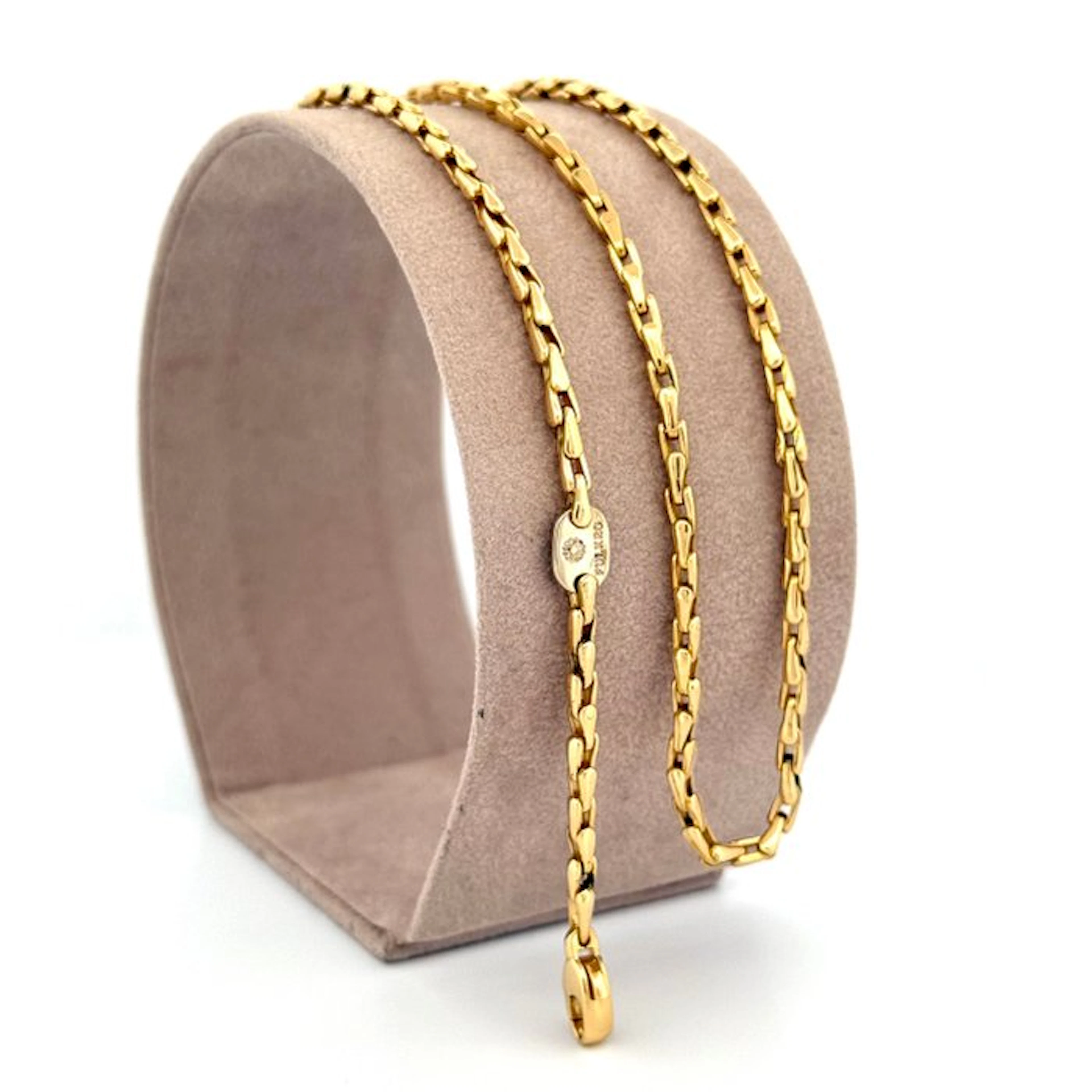 Necklace - 18 kt. Yellow gold - Solid Link Chain - 21.9 g