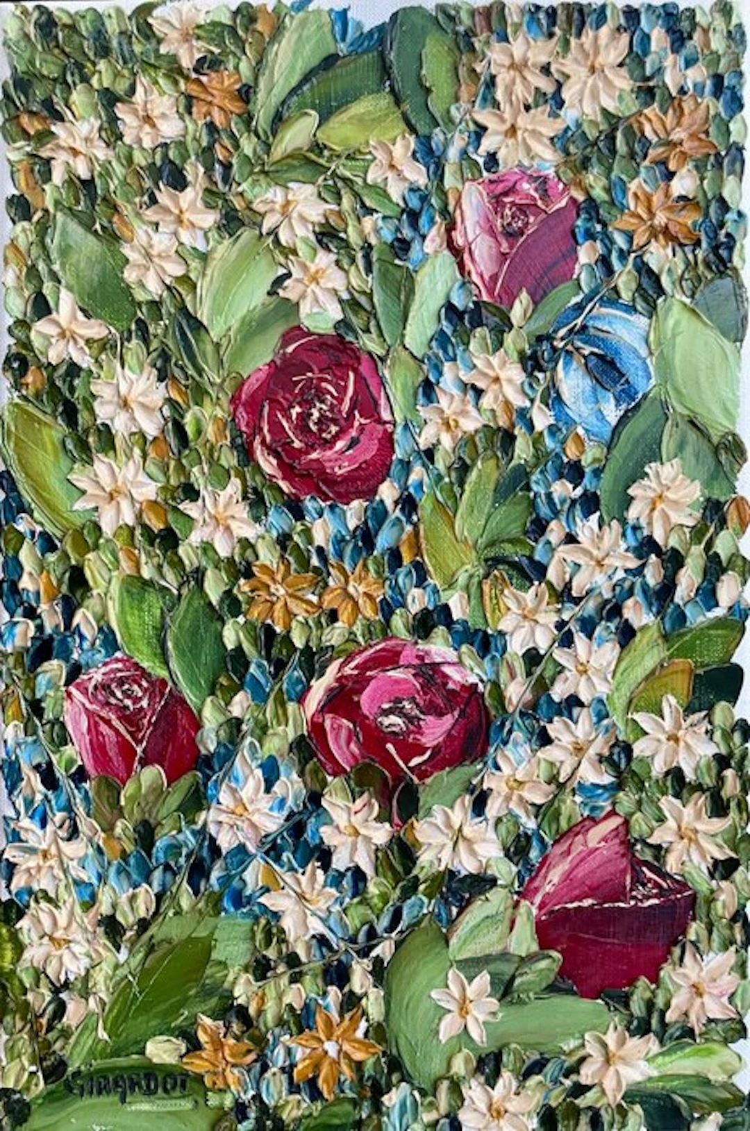 Marc Girardot (XX-XXIe) - Foisonnement floral