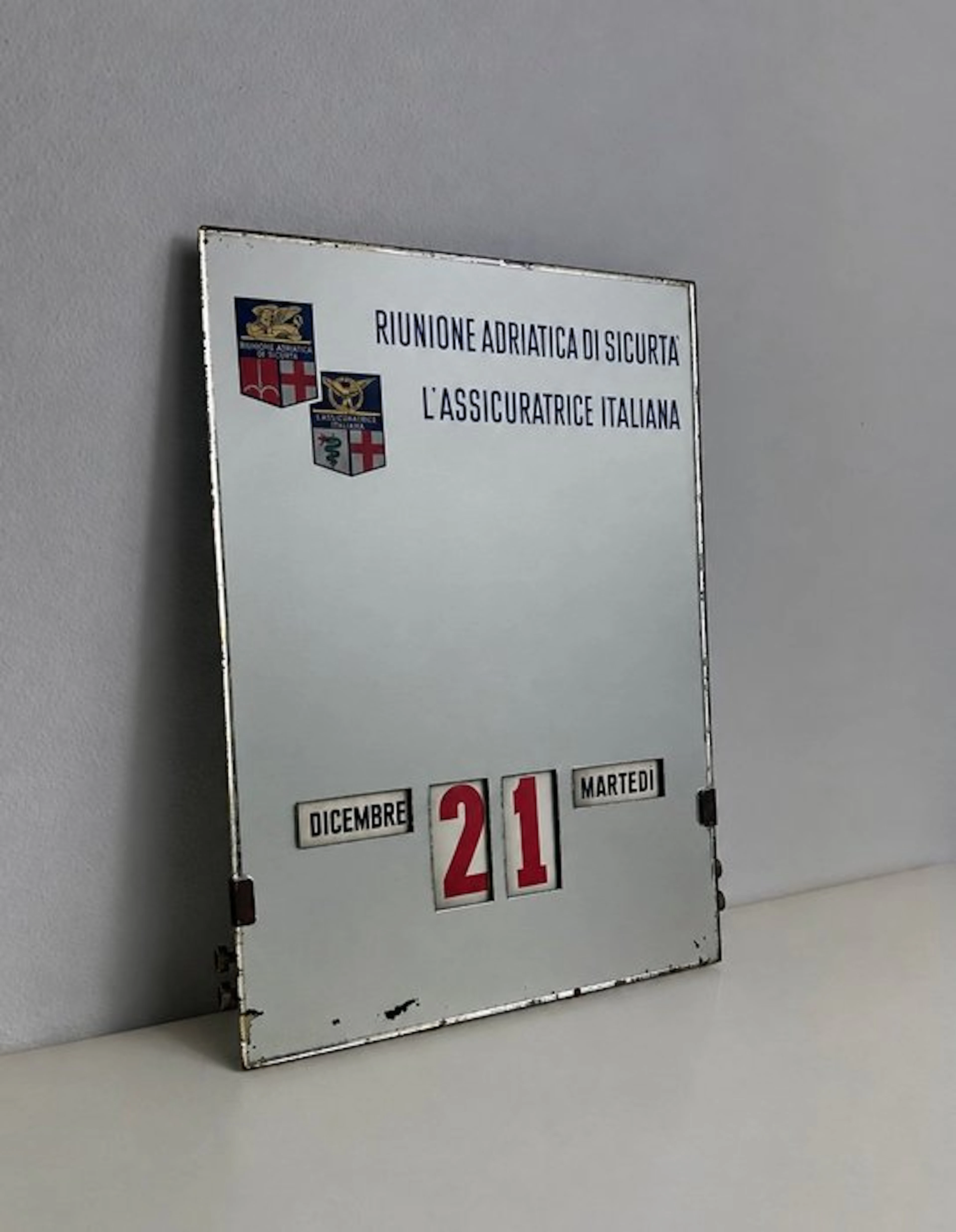 Perpetual calendar - Italy - Advertising Mirror