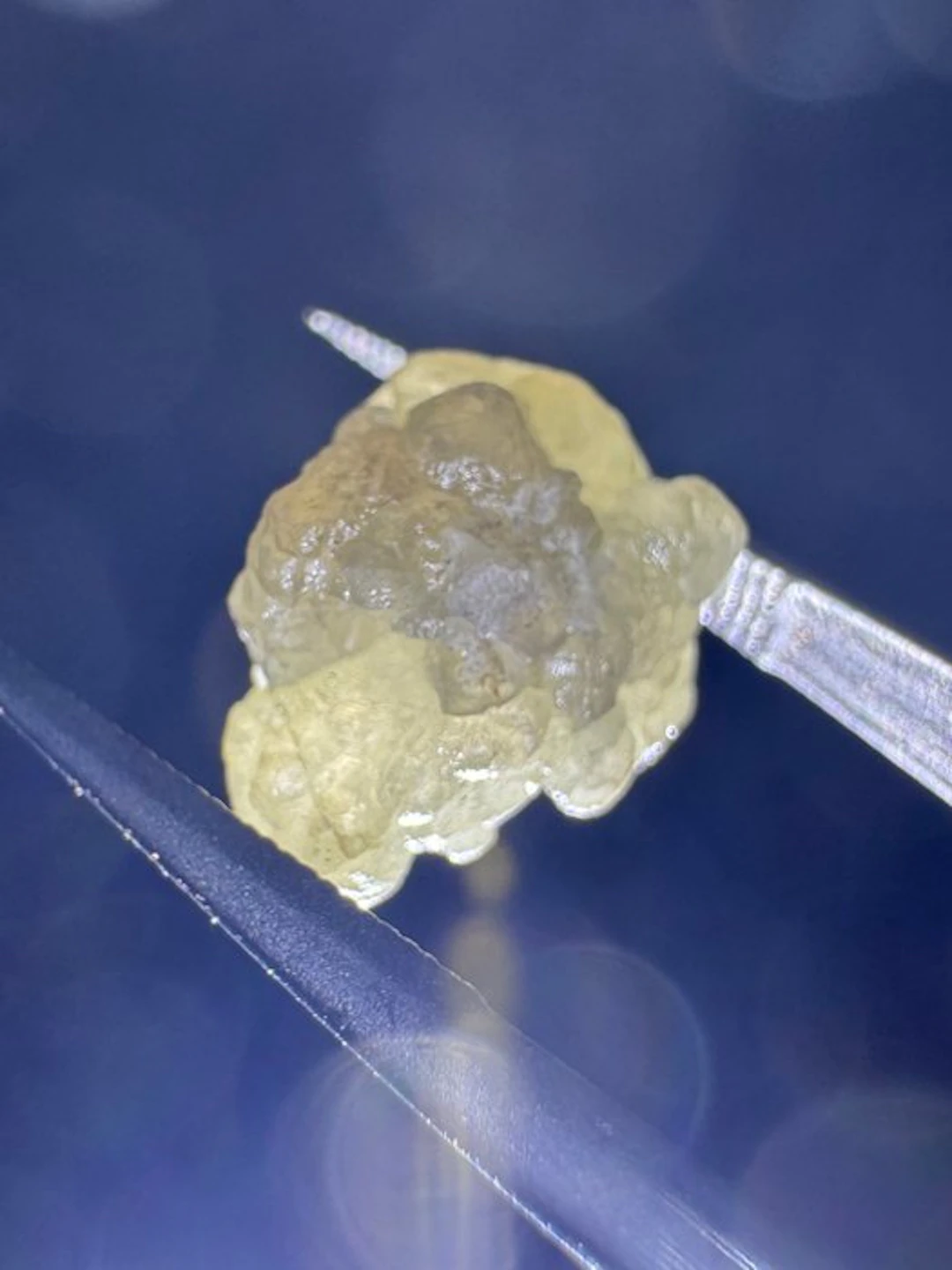 Natural rough diamond, light gray - white. 4.16 ct Rough- 0.83 g