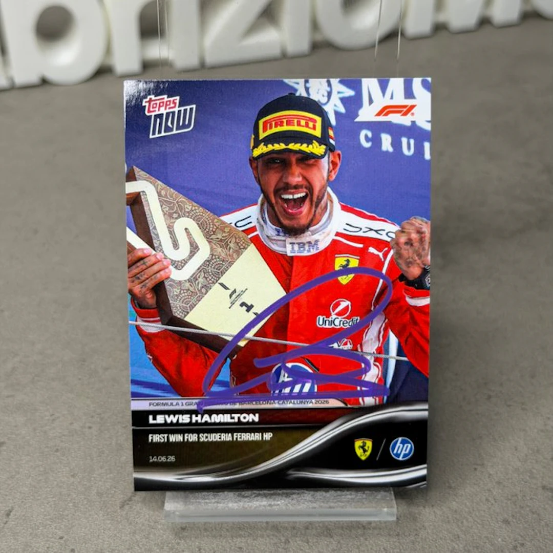 Ferrari - Topps Now - (038) Lewis Hamilton First Win for...