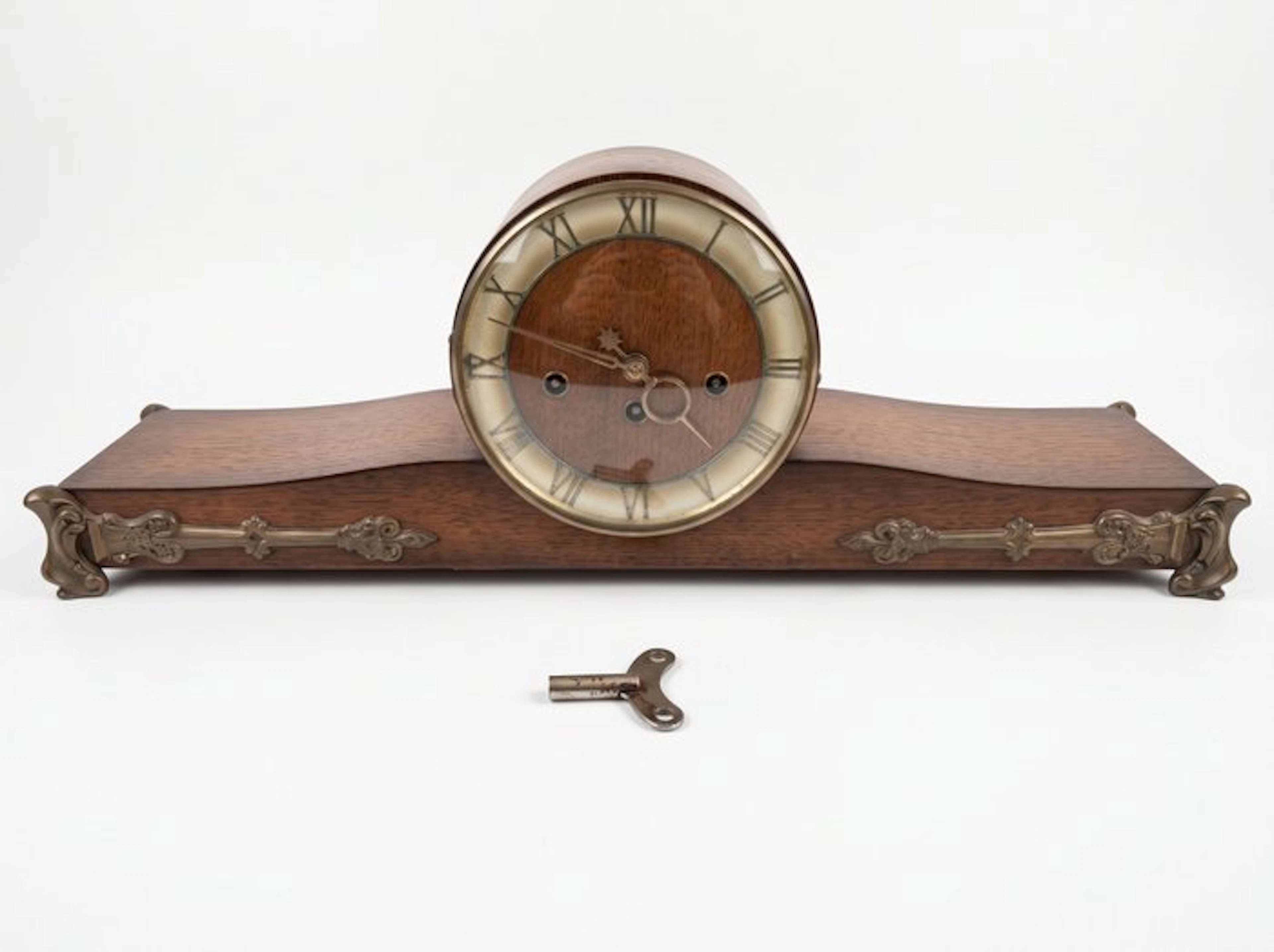 Commode clock - Art Deco Wood - 1960-1970 - Mantel clocks