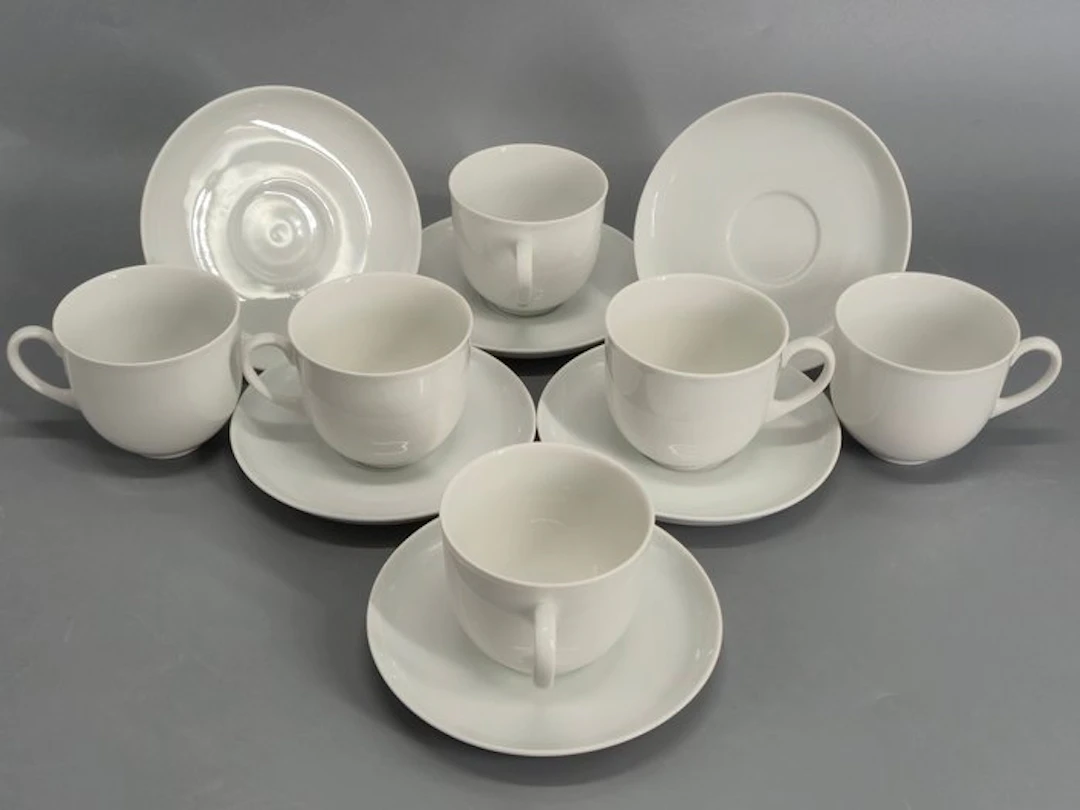 Coffee set - Arzberg Tassen-Set 12-teilig – Weißes...