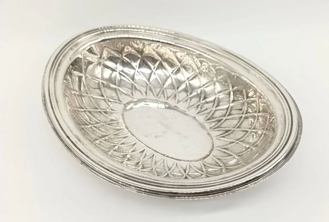 Rino Greggio - Bowl - .800 silver - Handmade
