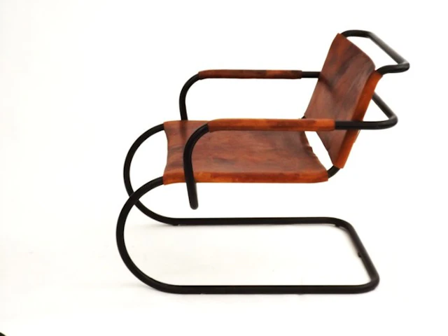 Tecta - Franco Albini - Armchair - Leather - Cantilever chair
