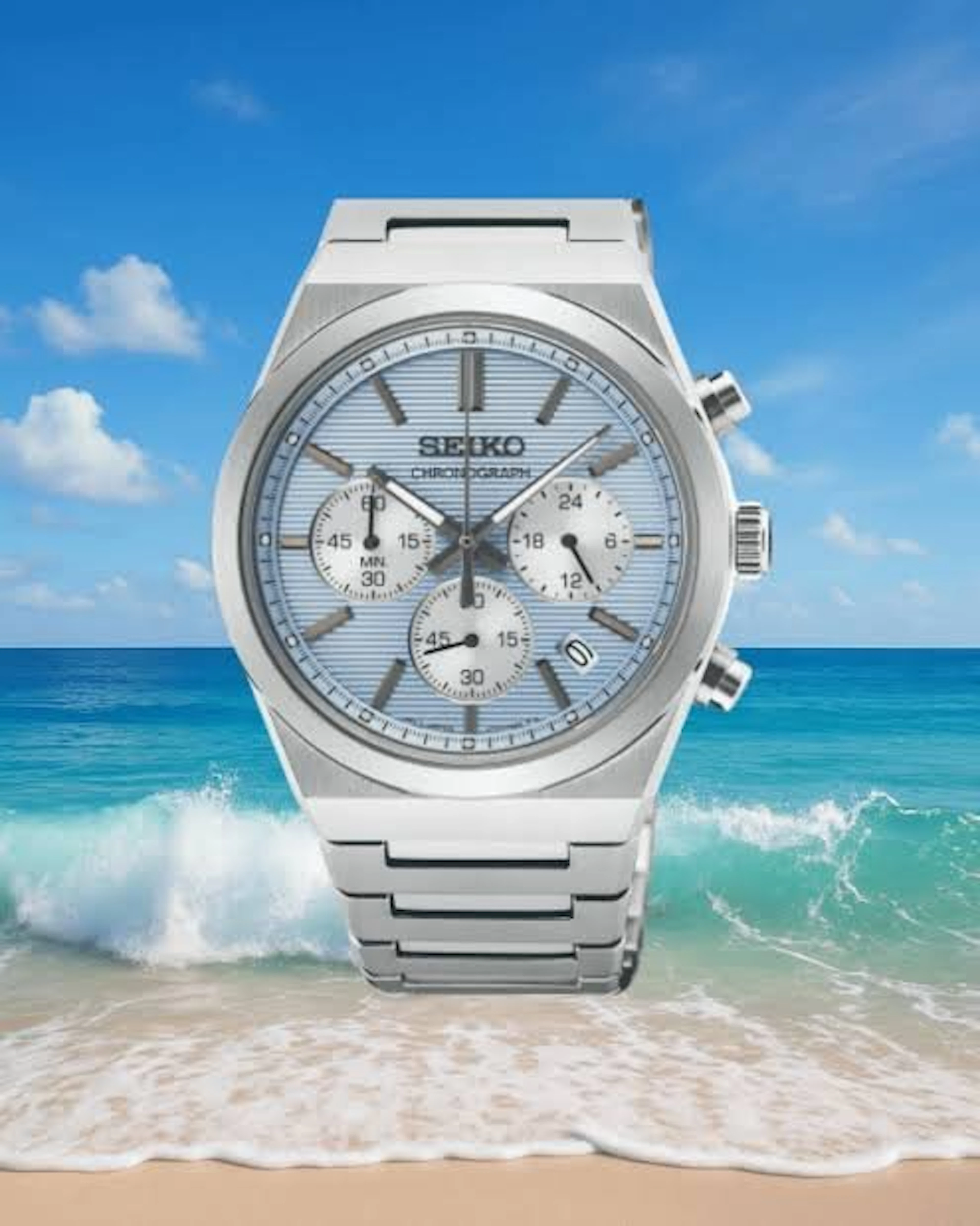 Seiko - Seiko Sport Crono 100m - SSB459P11 - Men - 2026