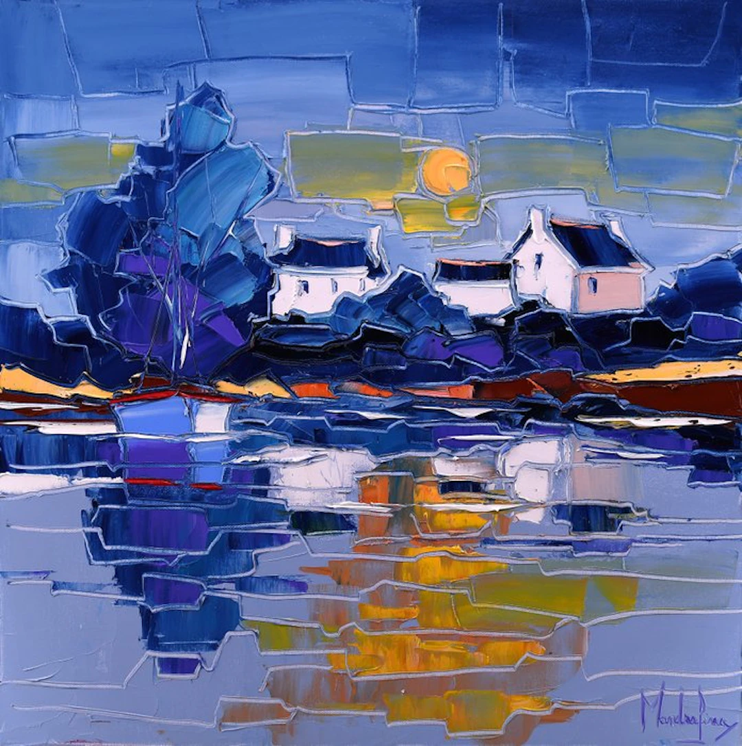 Caroline Mandrafina - Pfleger " Lever du jour en Bretagne "