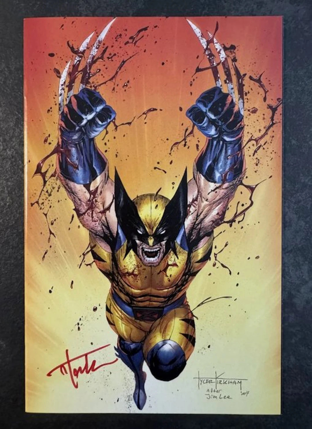 Wolverine - Revenge “Signed by Tyler Kirkham” NM/M Virgin...
