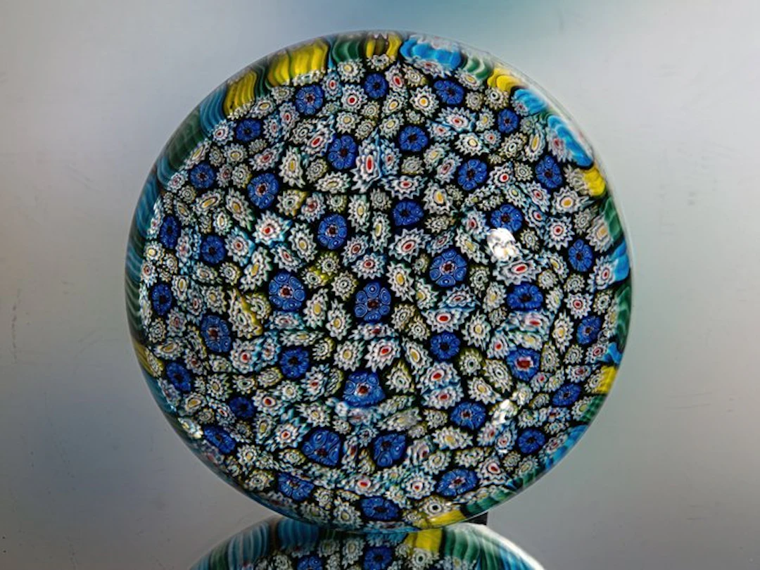 Vetreria 3 Fiori (attr.) - Paperweight - Patterned...