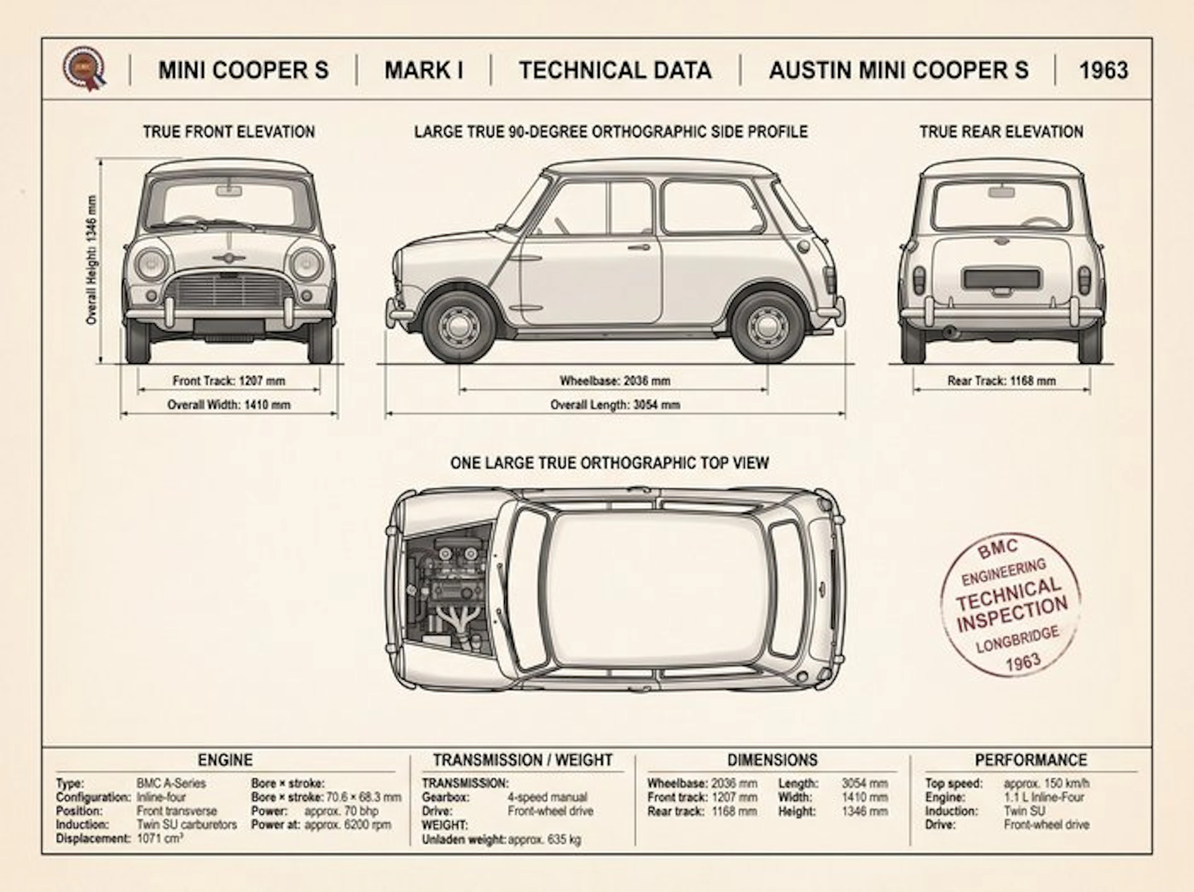 Shmidt.Art - Austin - MINI COOPER S 1963 - 1960s