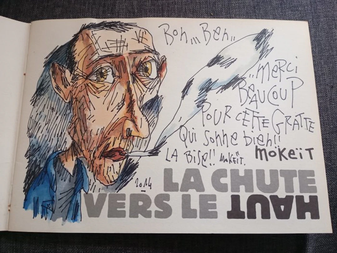 La Chute vers le haut + dédicace - B - 2ème édition - 1 Album - 2014