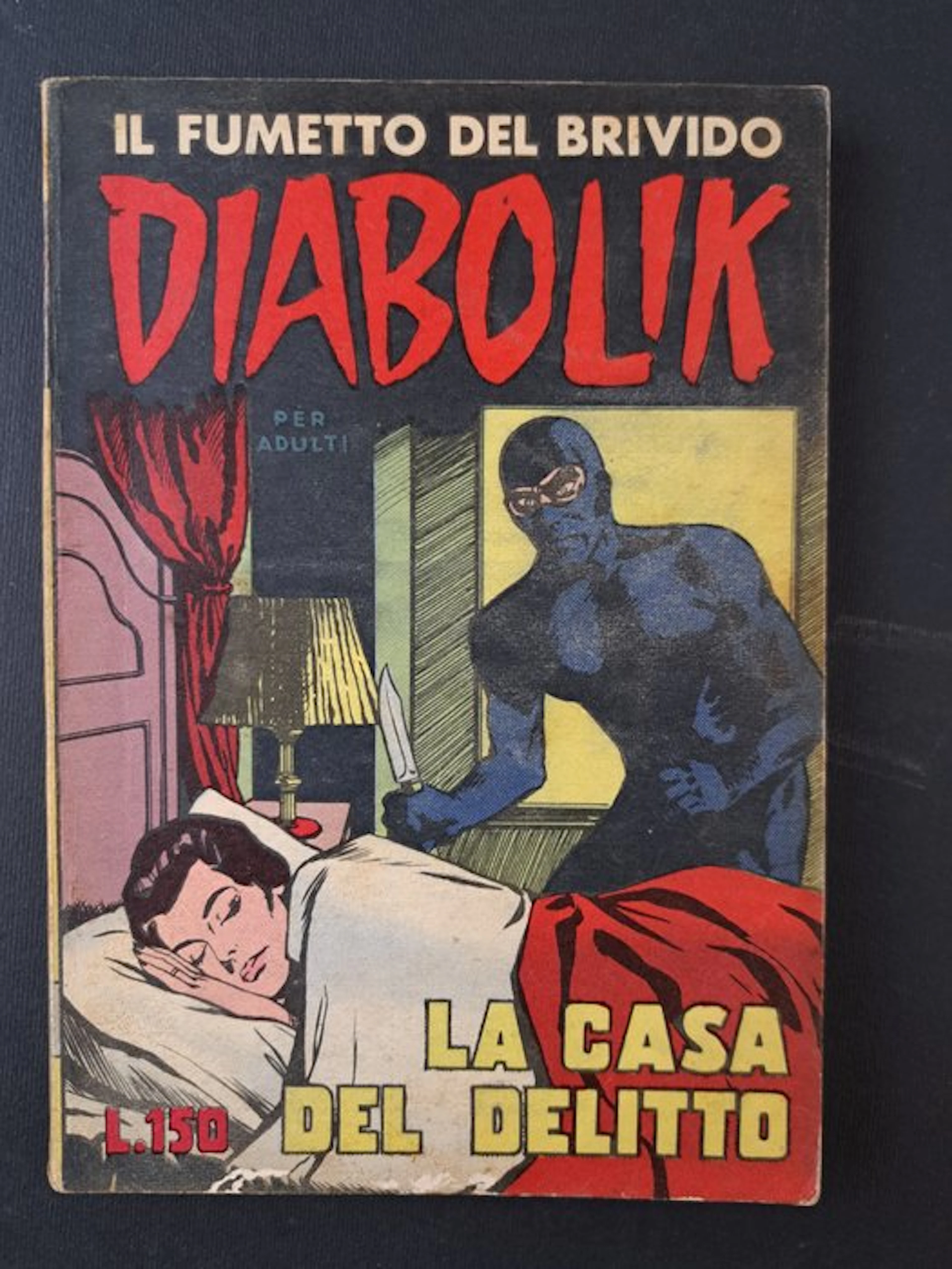 Diabolik: La Casa del Delitto - 1 Comic - First edition - 1963