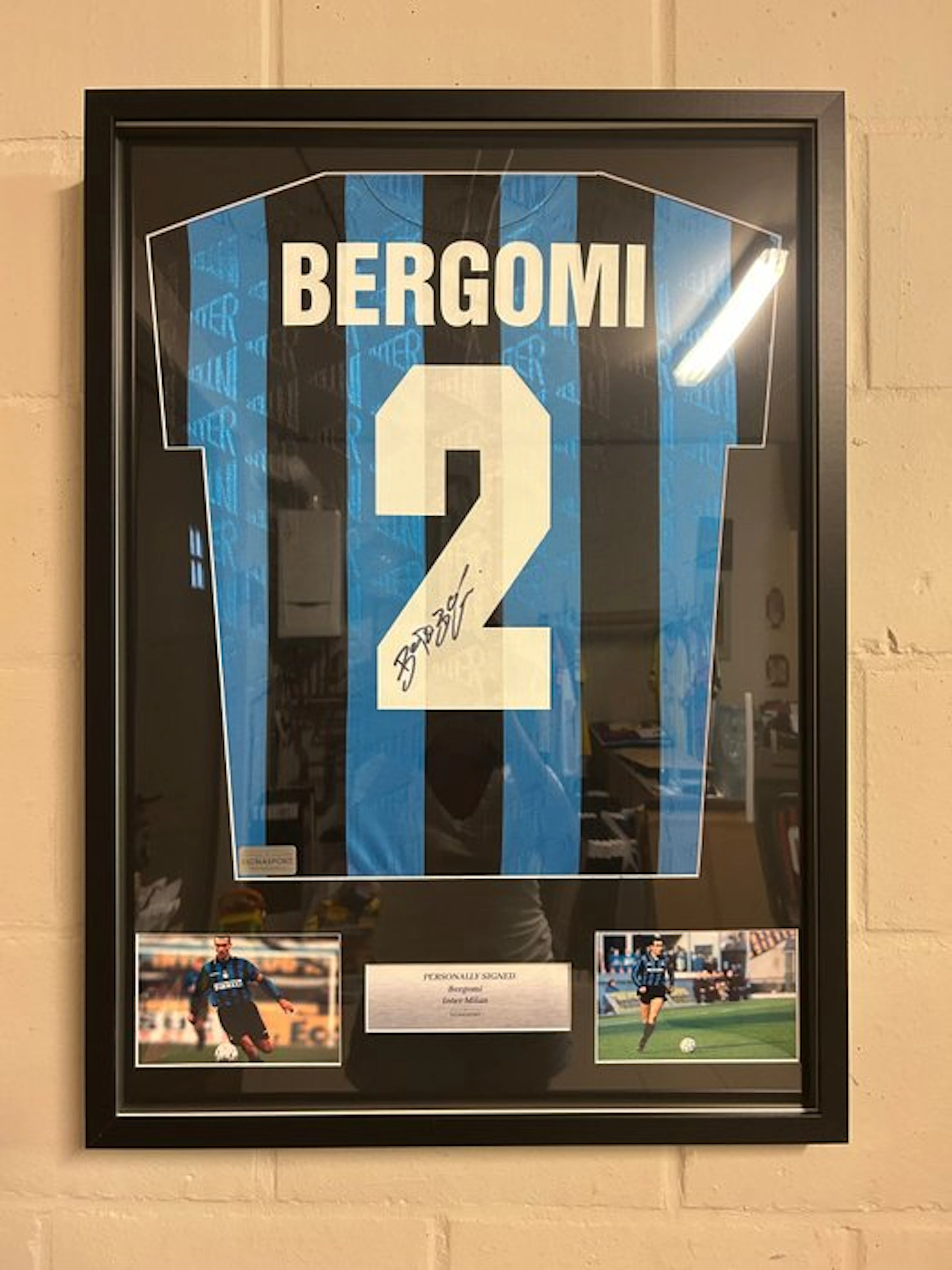 Inter - Italian Football League - Bergomi - Football shirt