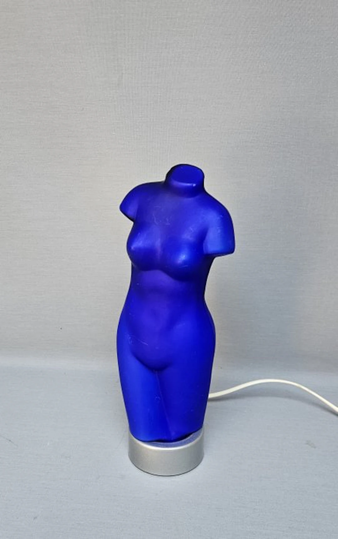 Table lamp - Frosted glass and metal/plastic foot